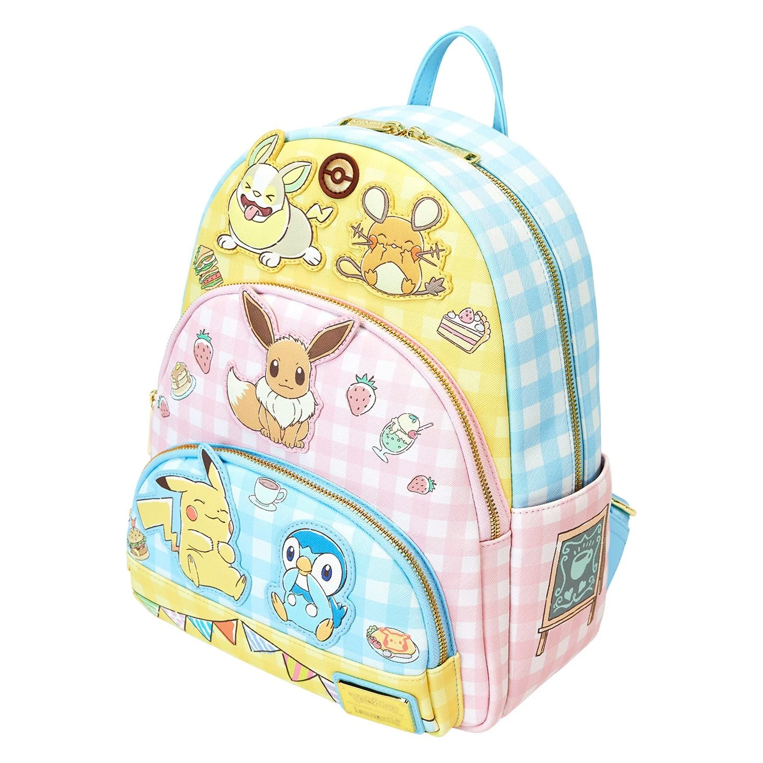 Loungefly x Pokemon Cafe Triple Pocket Backpack - Image 3