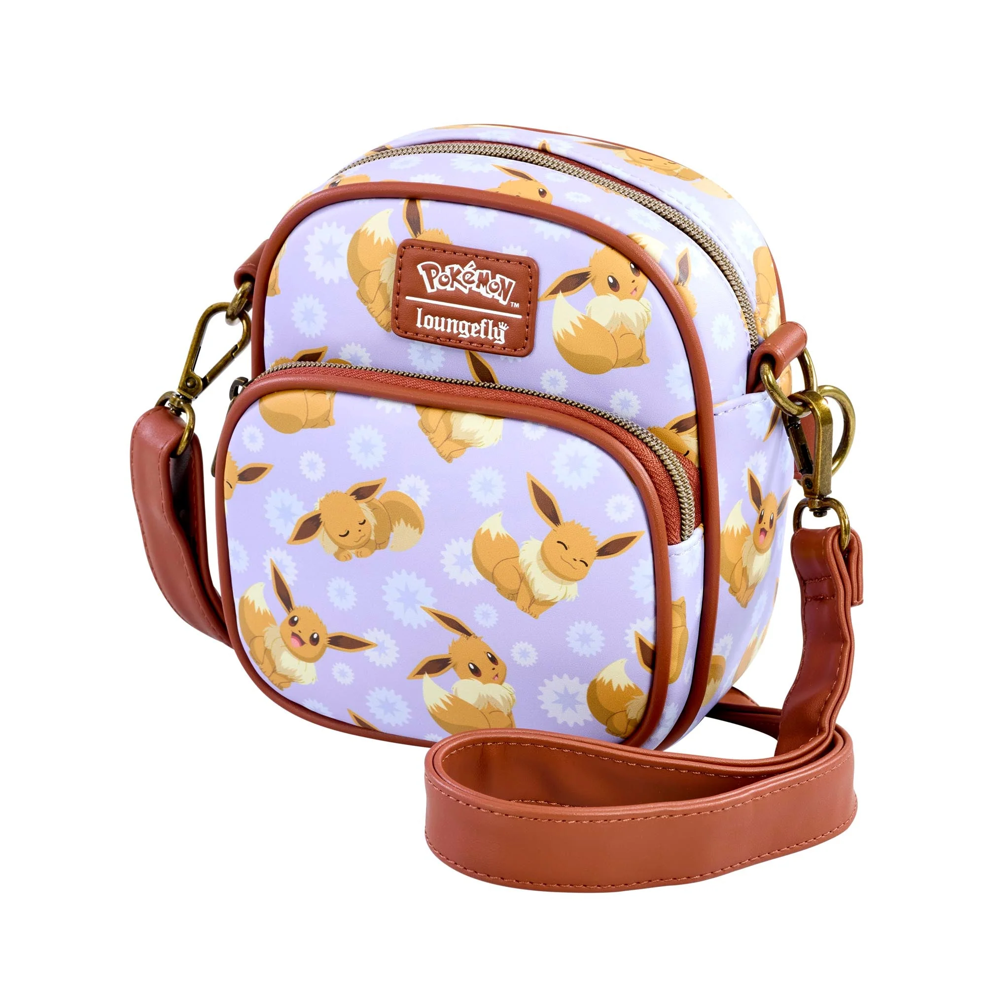Loungefly x Pokemon Eevee AOP Passport Crossbody Bag - Image 4