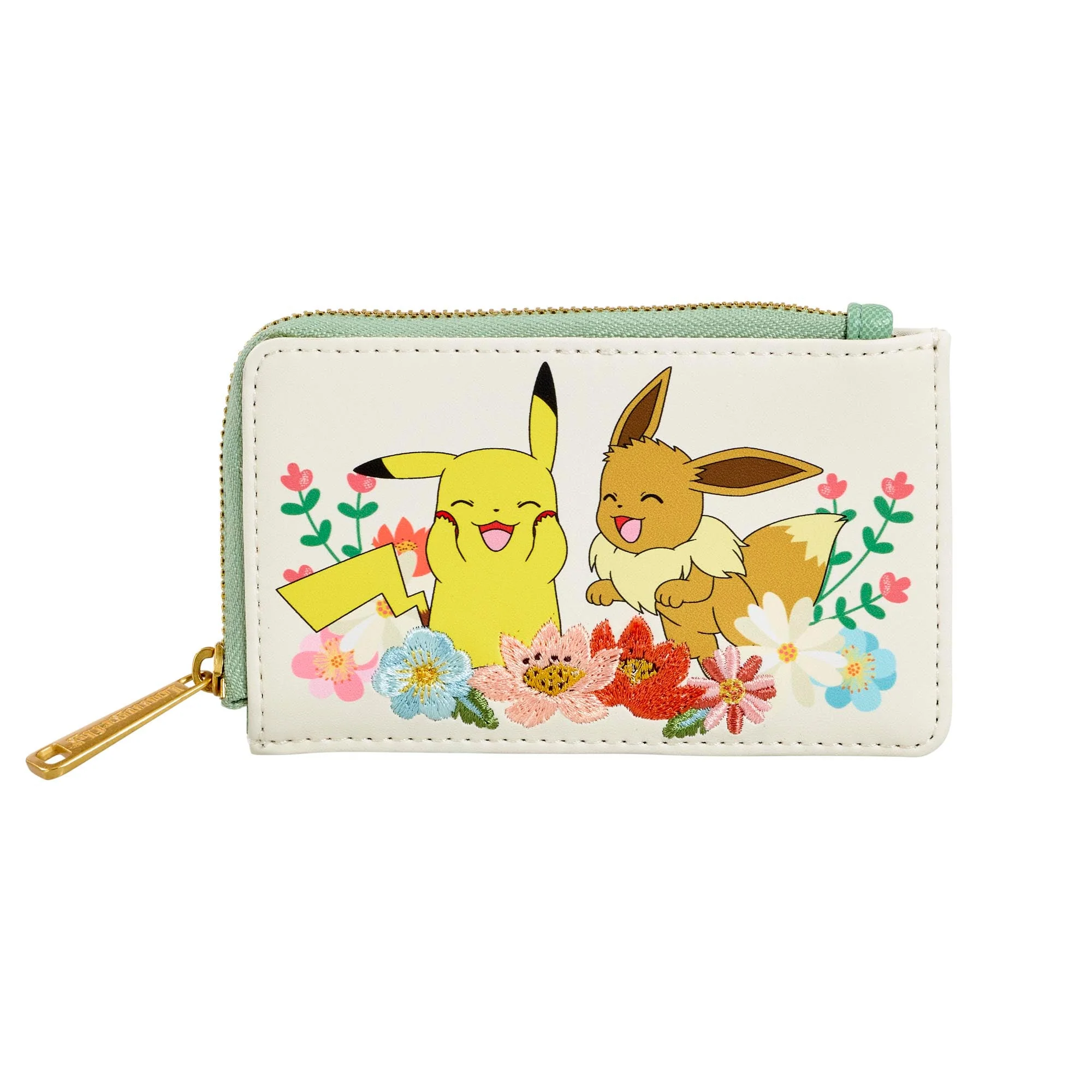 Loungefly x Pokemon Pikachu & Eevee Floral Wallet - Image 2
