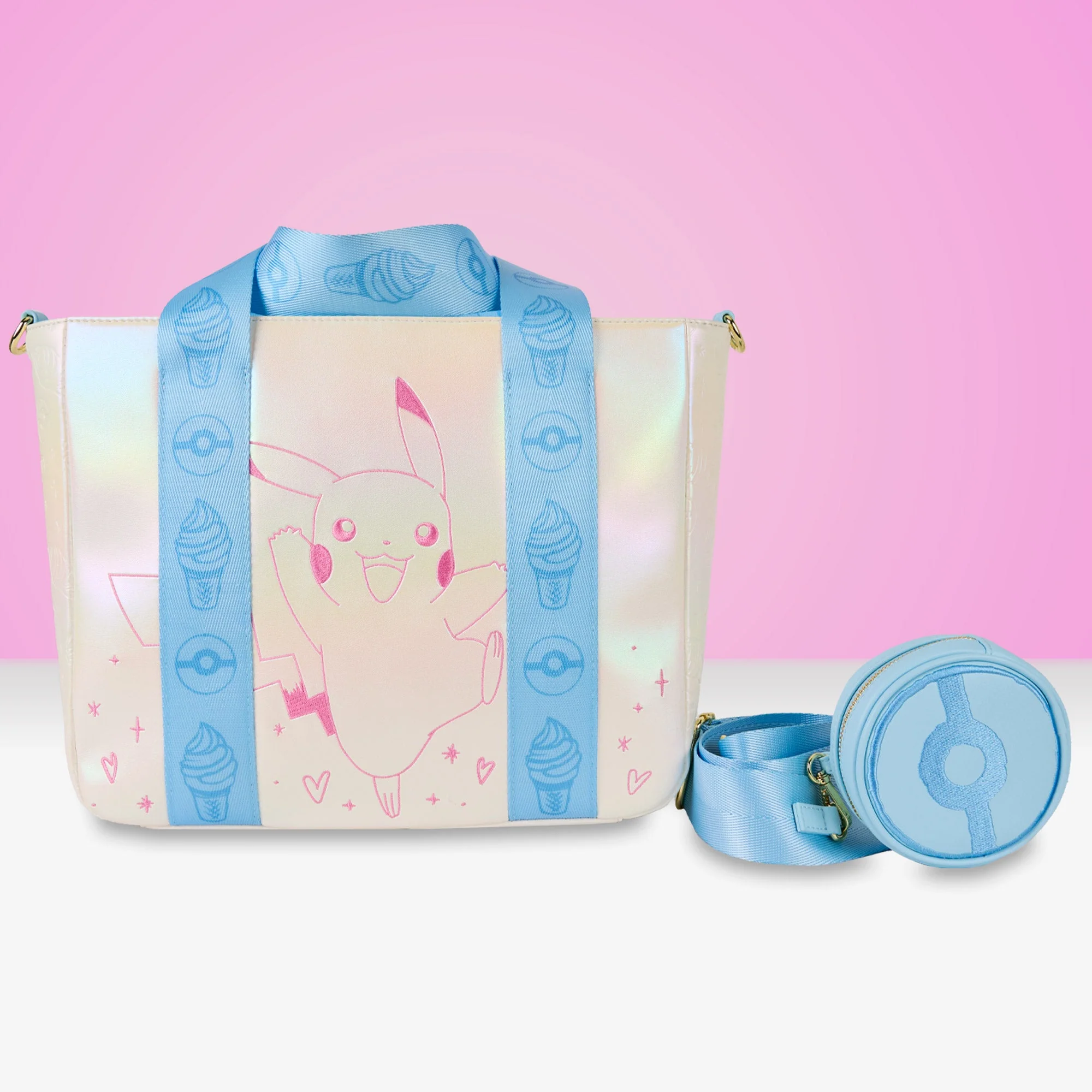 Loungefly x Pokemon Pikachu Tote Bag with Coin Bag
