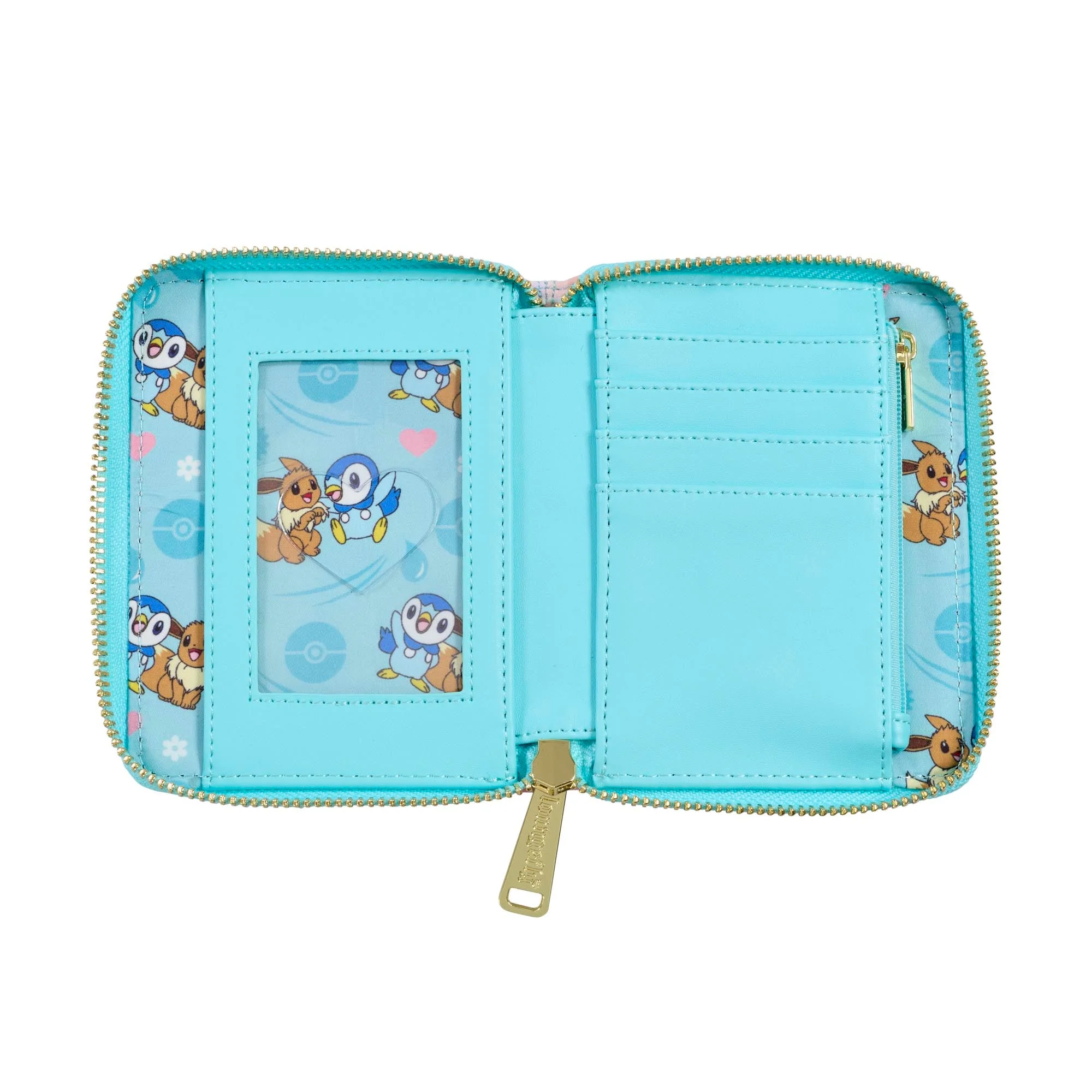 Loungefly x Pokemon Piplup & Eevee Friends Wallet - Image 4