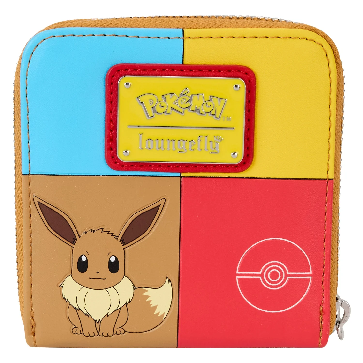 Loungefly x Pokemon Colour Block Zip Around Wallet - Image 3