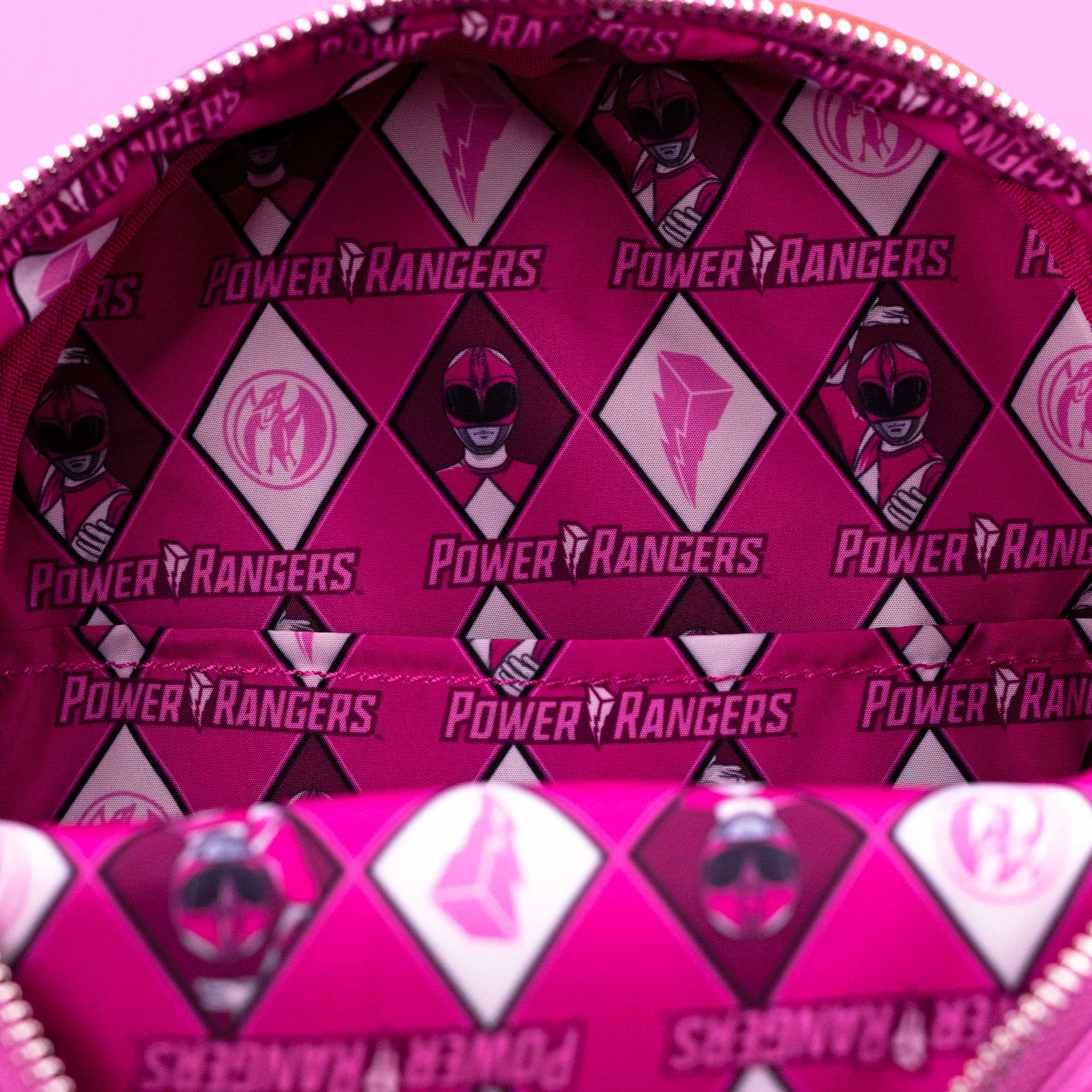 Loungefly x Power Rangers Pink Ranger Mini Backpack - Image 4