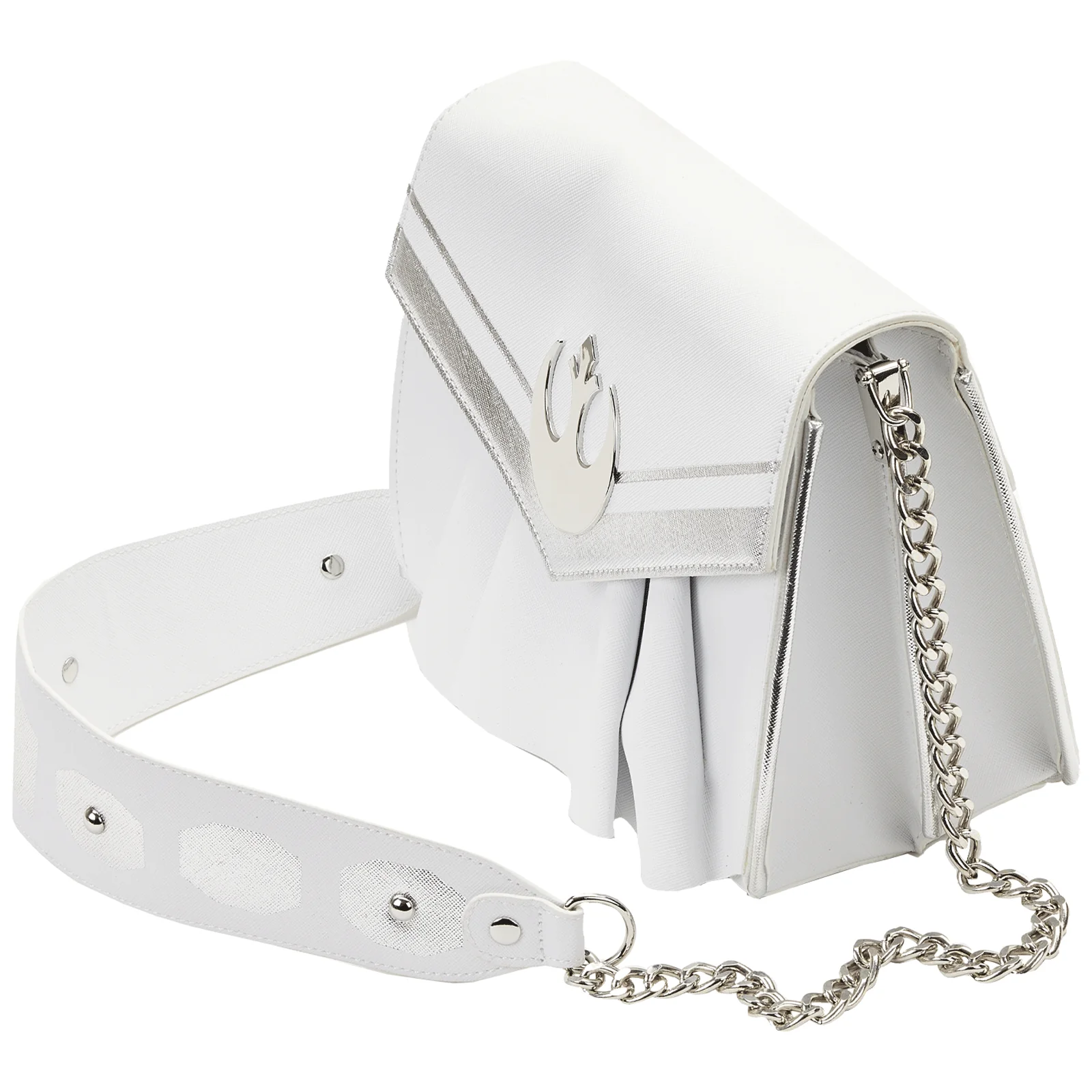 Loungefly x Star Wars Princess Leia White Cosplay Chain Strap Crossbody Bag - Image 5