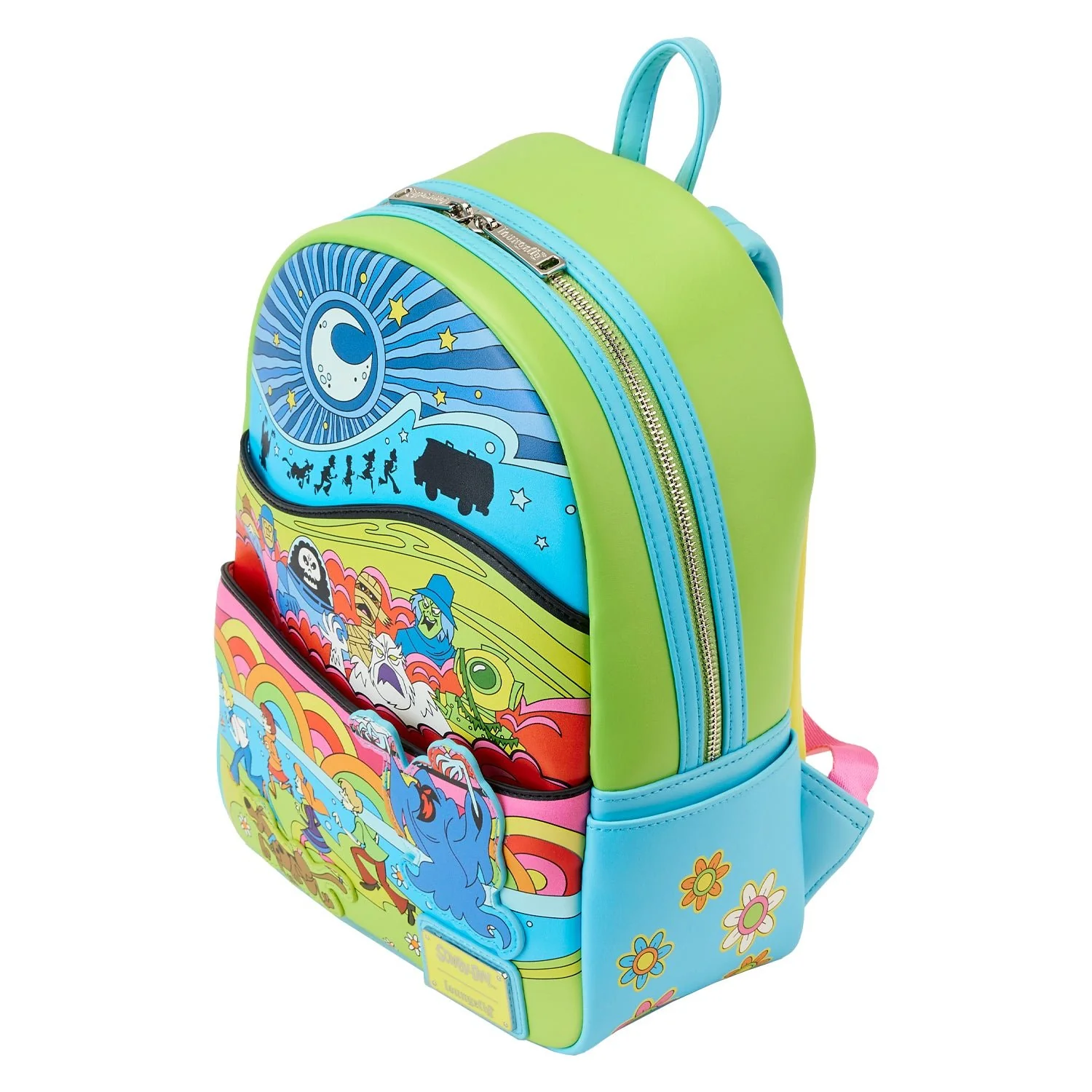 Loungefly x Scooby Doo Psychedelic Monster Chase Mini Backpack - Image 4