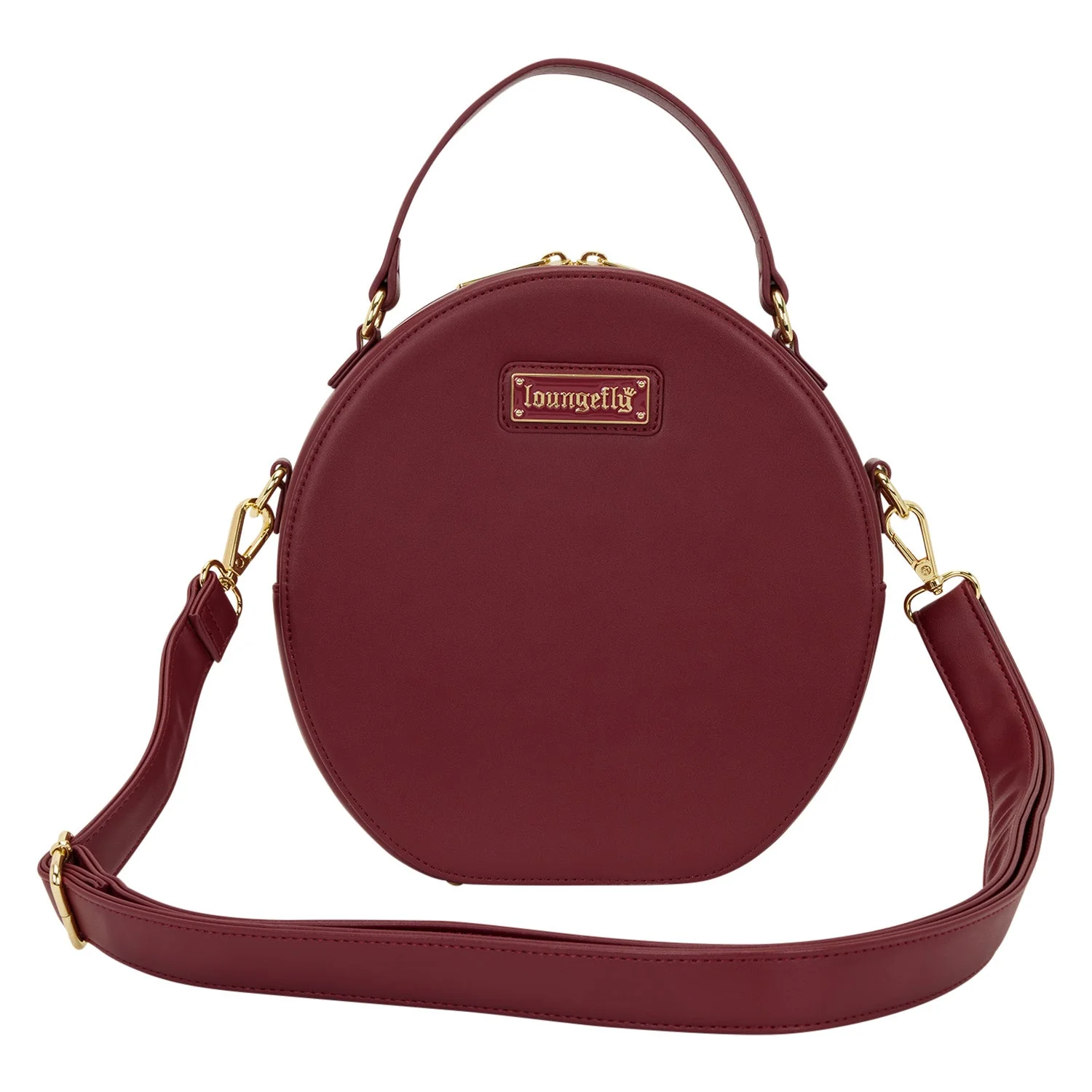 Loungefly Originals Red Quilted Pin Trader Crossbody Bag - Image 3