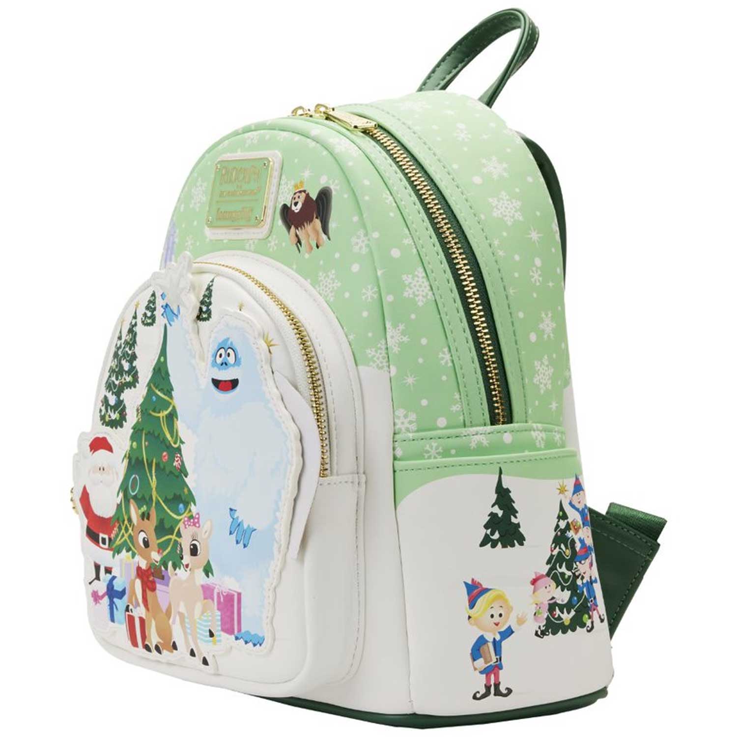 Loungefly x Rudolph the Red-Nosed Reindeer Holiday Group Mini Backpack - Image 2