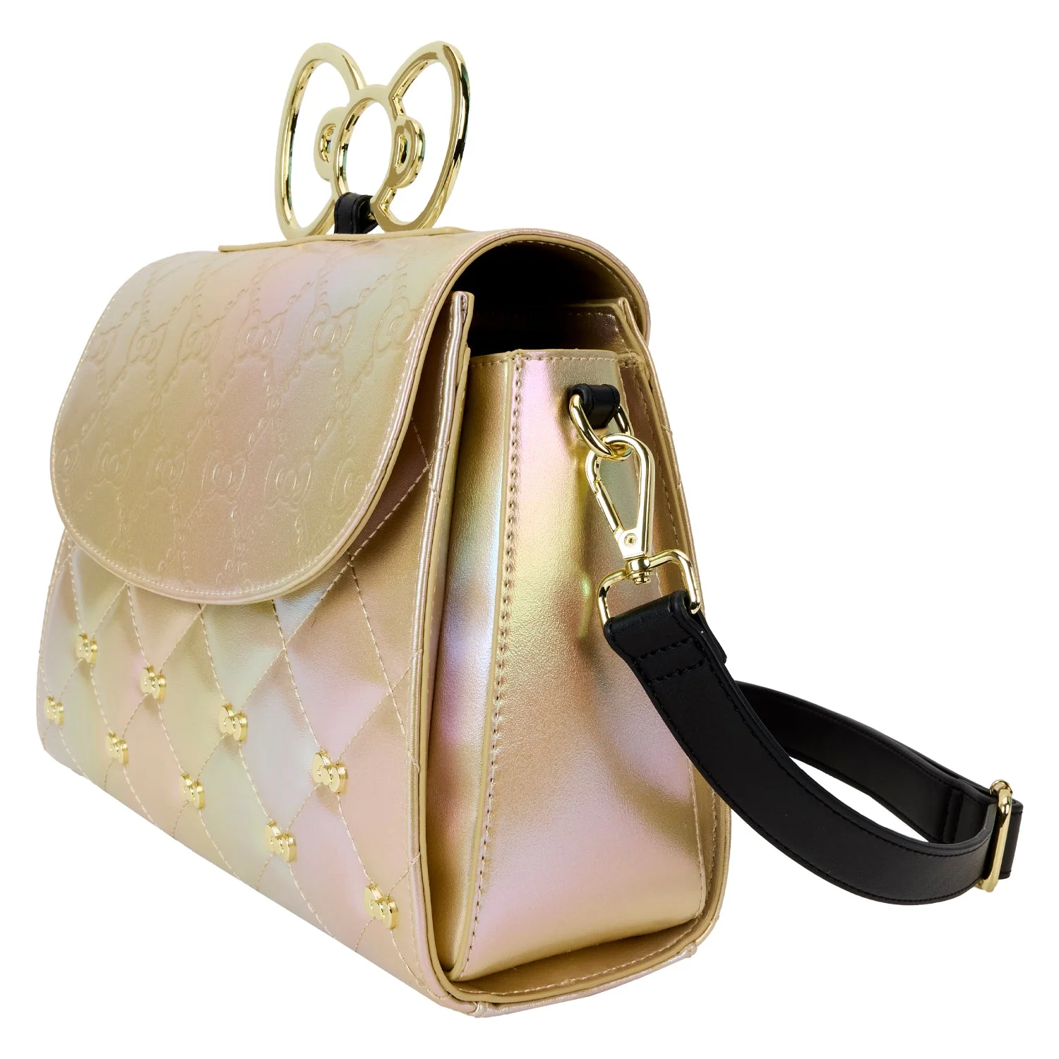 Loungefly x Sanrio Hello Kitty 50th Anniversary Gold Crossbody Bag - Image 2