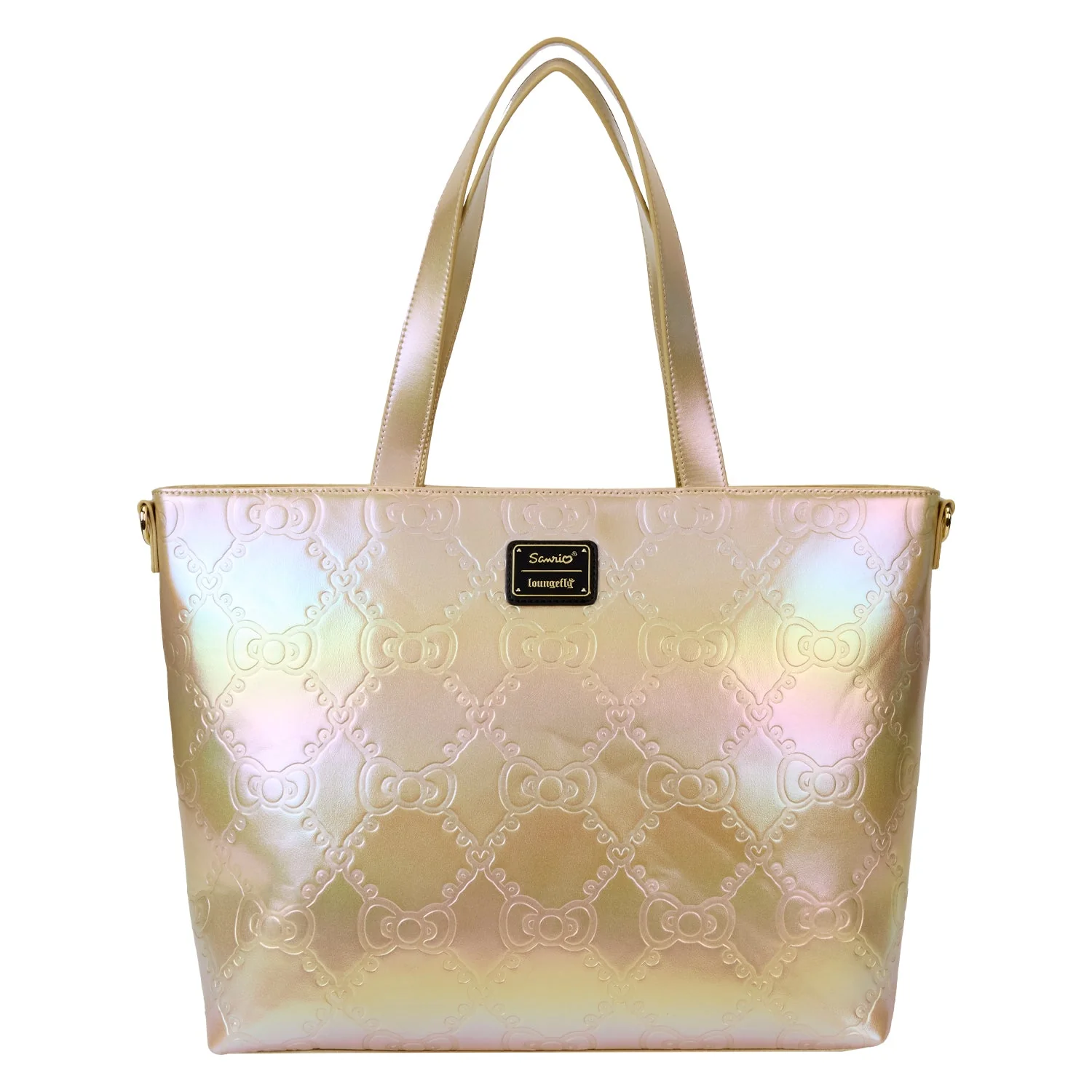 Loungefly x Sanrio Hello Kitty 50th Anniversary Gold Tote Bag - Image 4