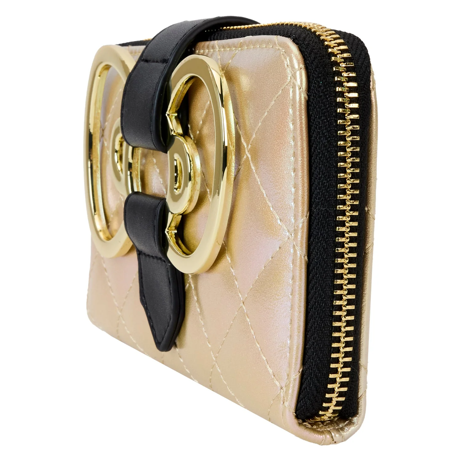 Loungefly x Sanrio Hello Kitty 50th Anniversary Gold Zip Around Wallet - Image 2
