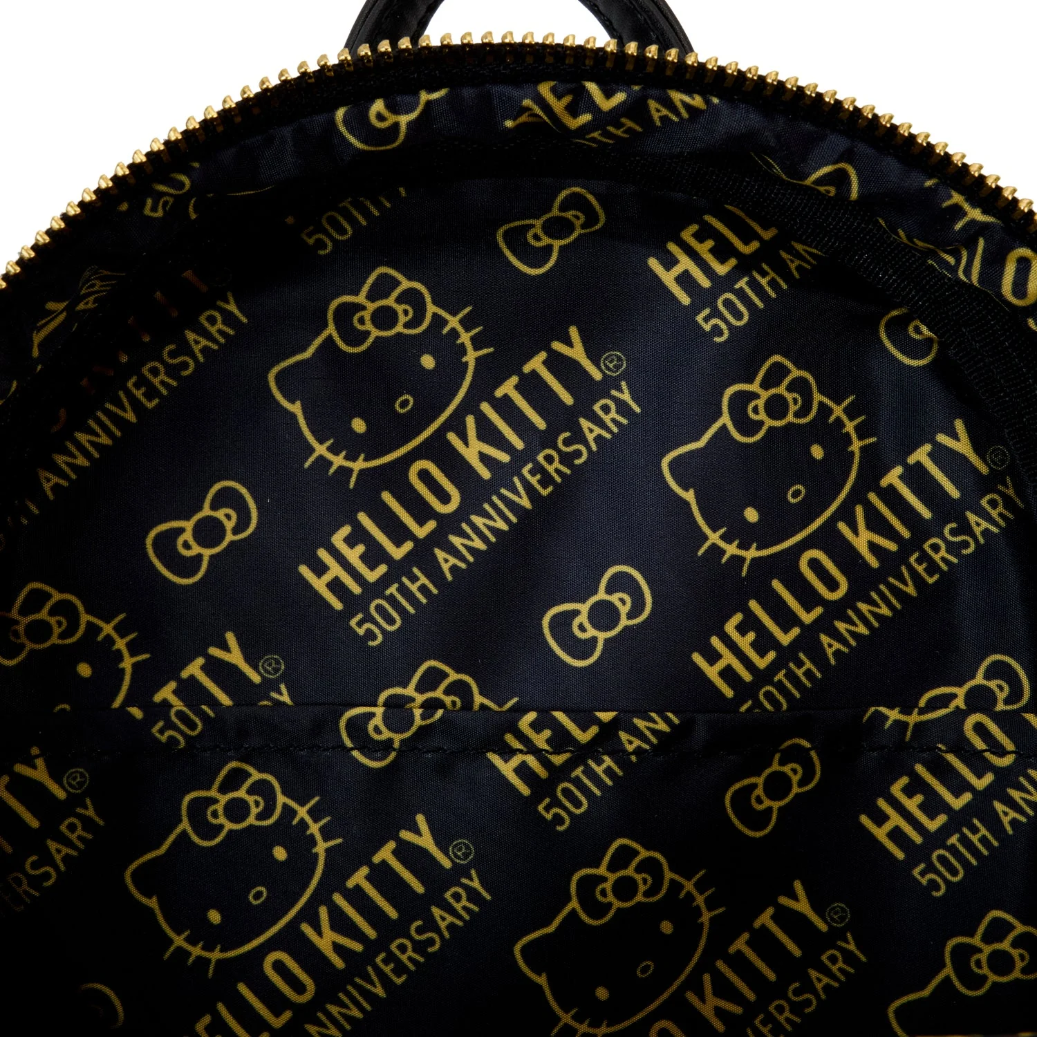 Loungefly x Sanrio 50th Anniversary Metallic Gold Mini Backpack - Image 5