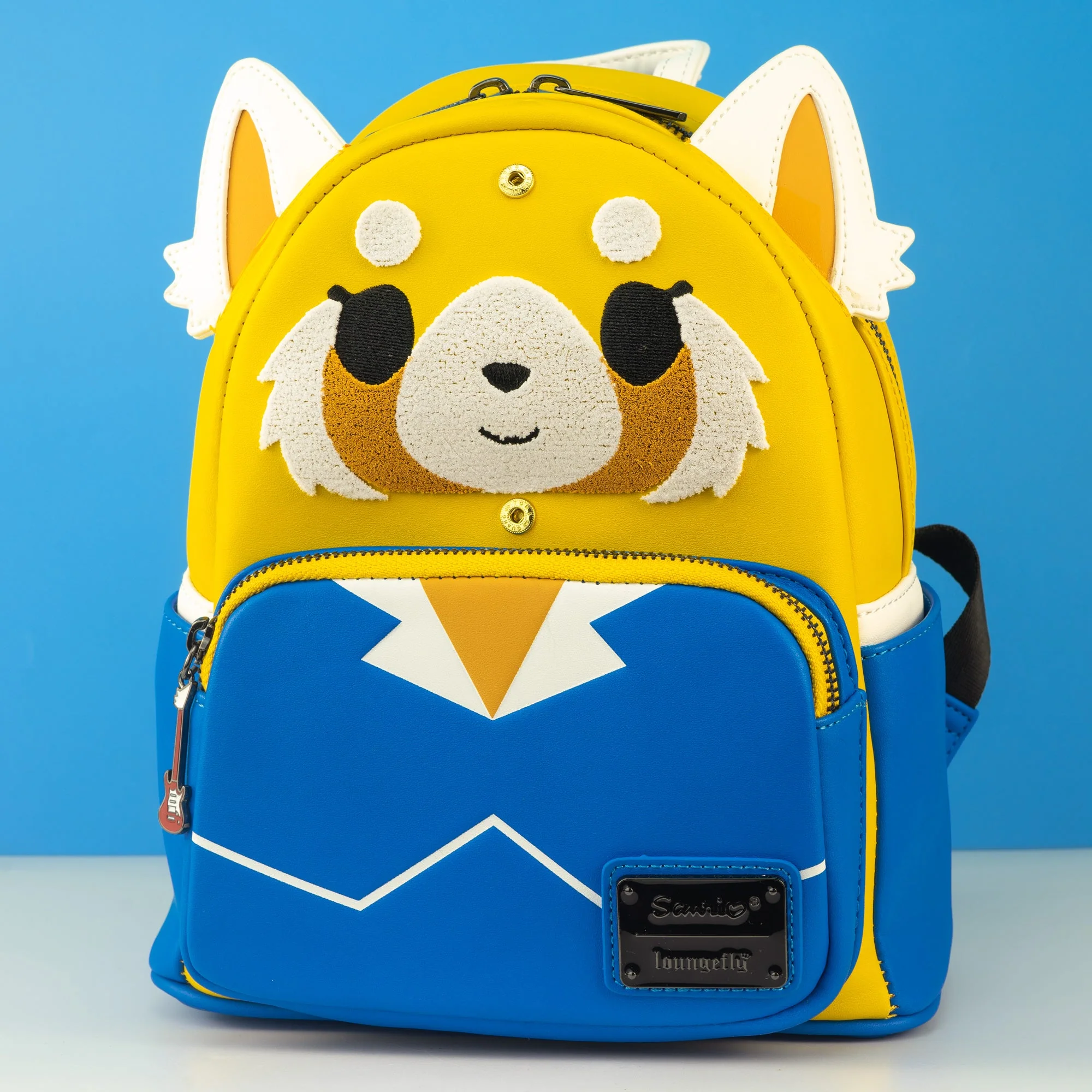 Loungefly x Sanrio Aggretsuko Two Face Cosplay Mini Backpack - Image 3