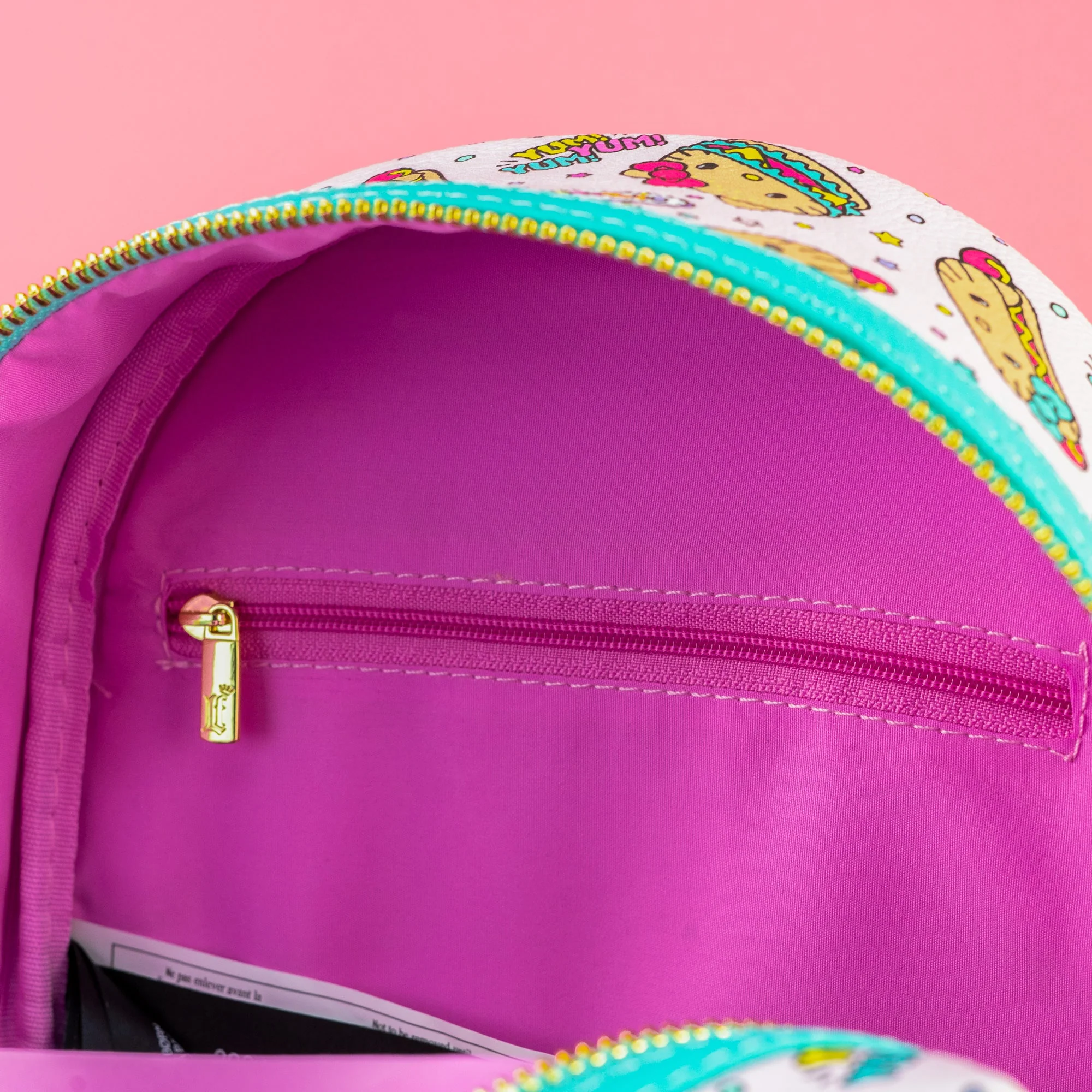 Loungefly x Sanrio Hello Kitty Burger and Hot Dog Print Mini Backpack - Image 5