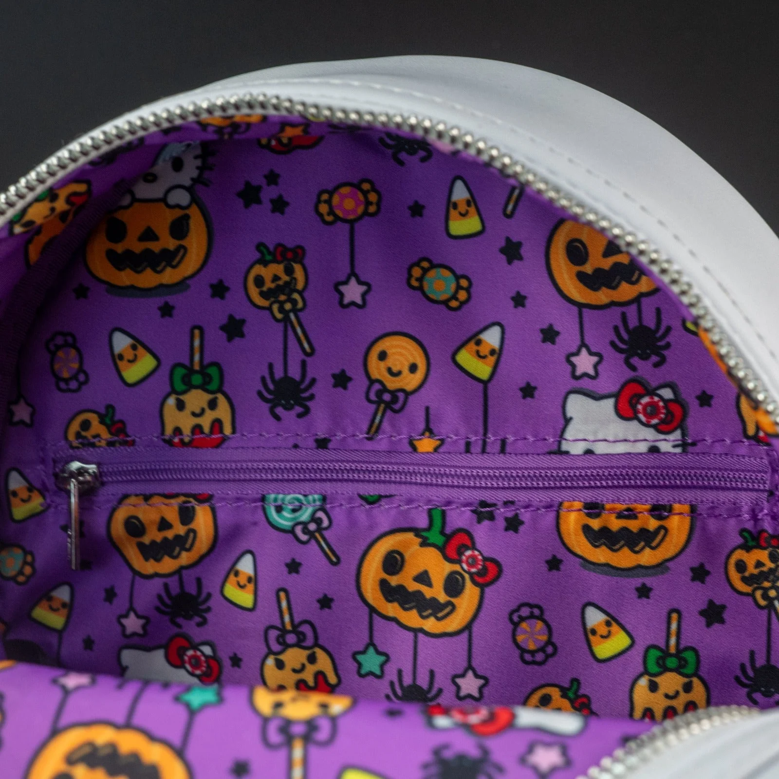 Loungefly x Sanrio Hello Kitty Holding Pumpkin Cosplay Mini Backpack - Image 7