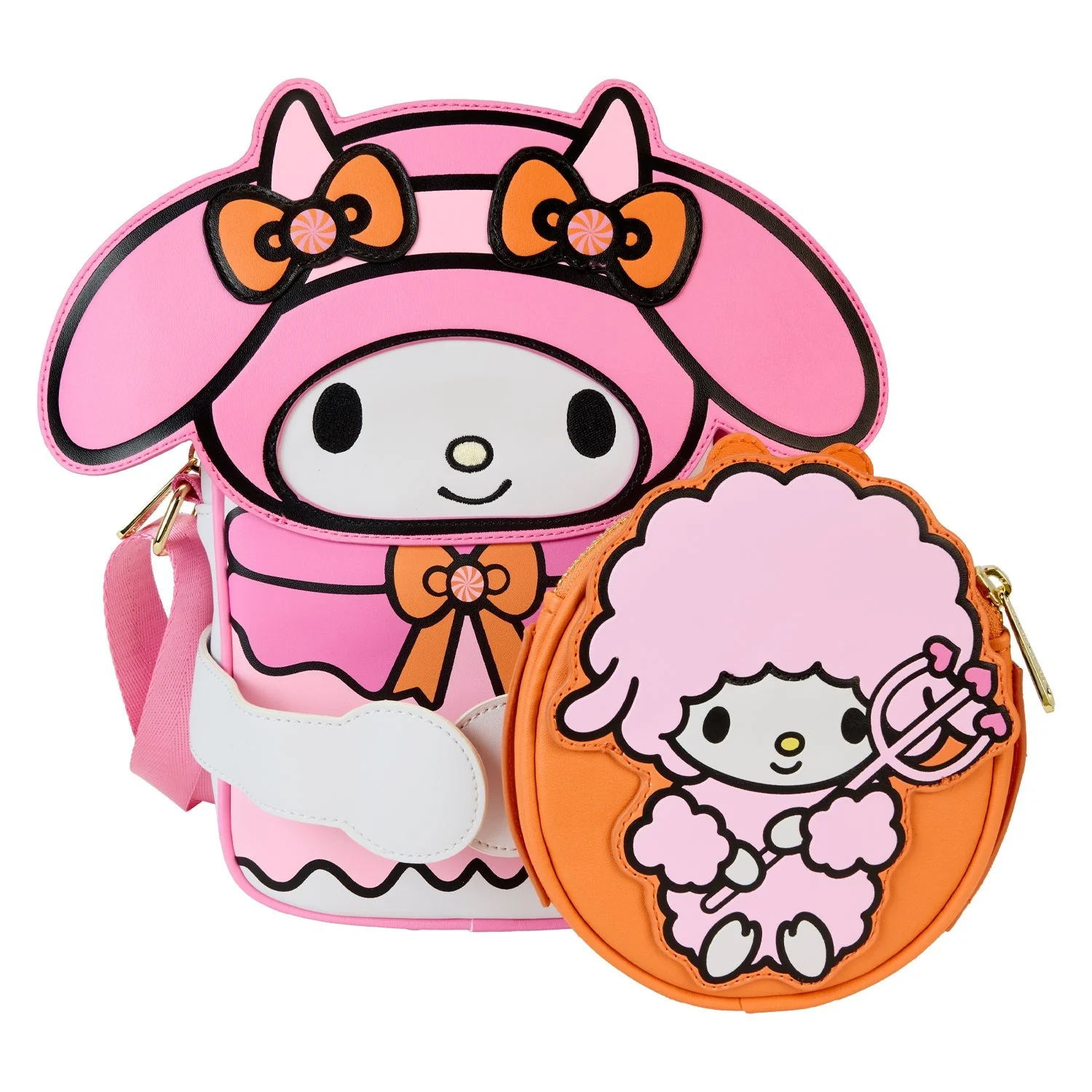 Loungefly x Sanrio My Melodi Devil Crossbuddies Bag - Image 3