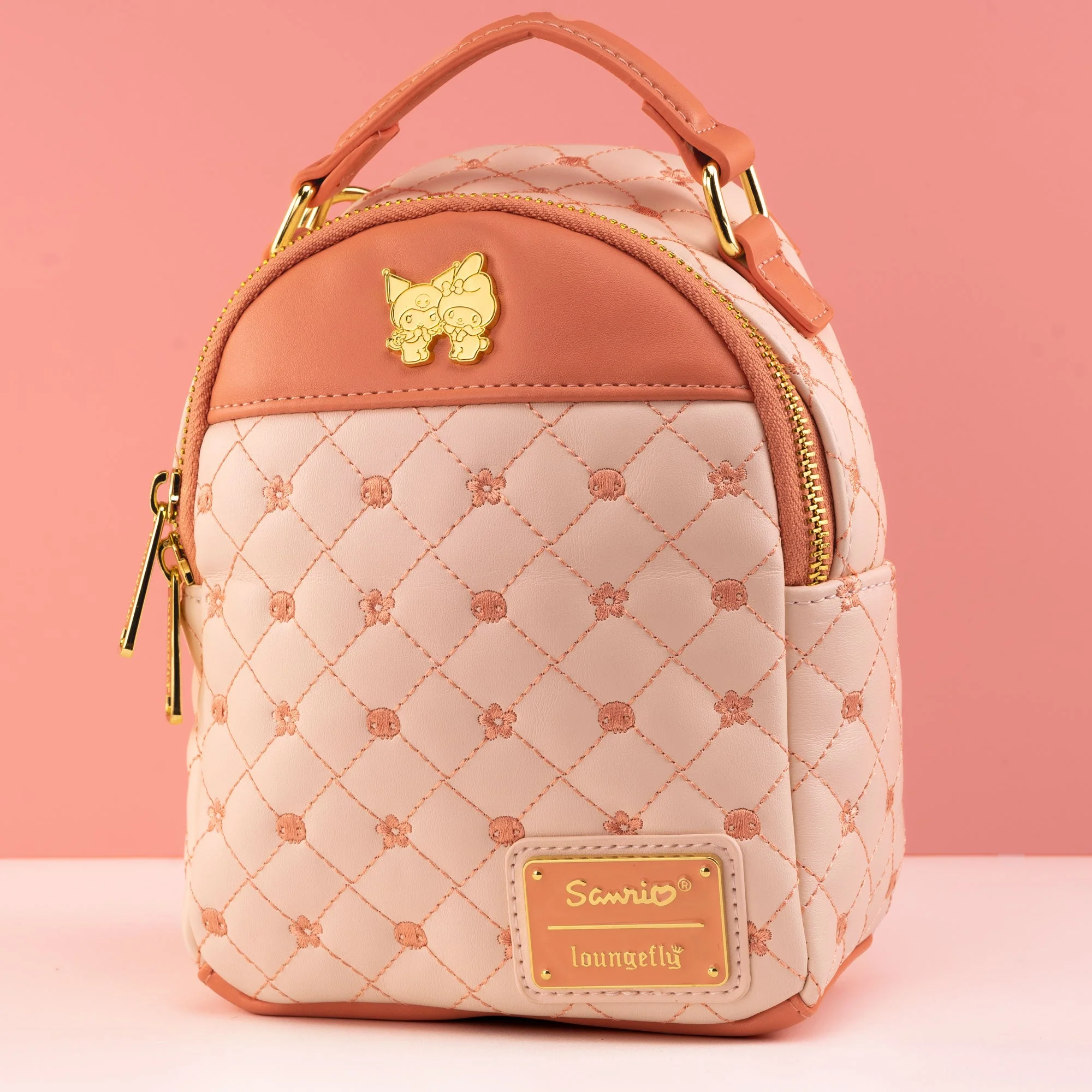 Loungefly x Sanrio My Melody and Sidekicks Quilted Ultra Mini Backpack