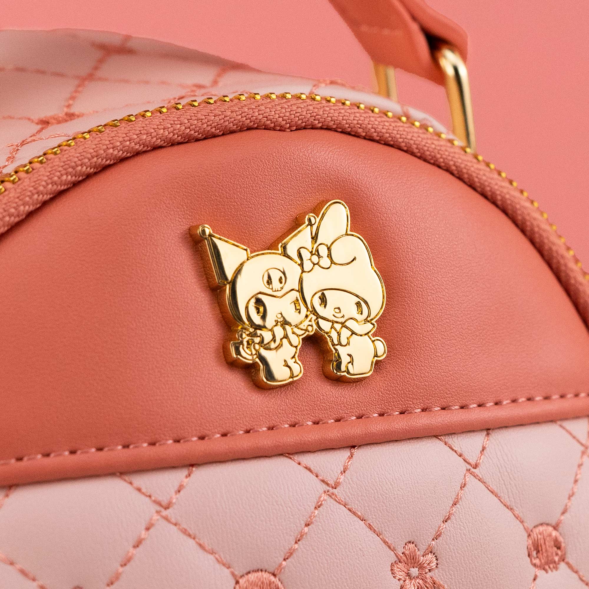 Loungefly x Sanrio My Melody and Sidekicks Quilted Ultra Mini Backpack - Image 3