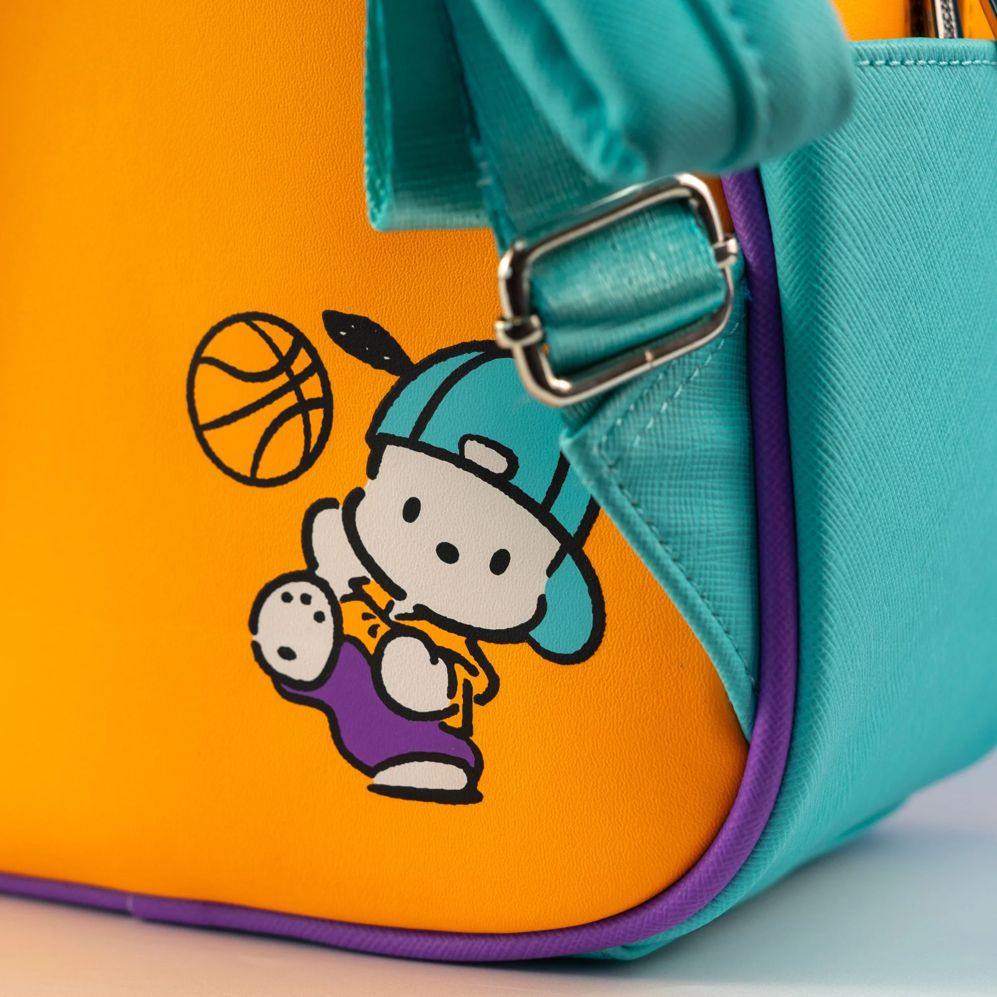 Loungefly x Sanrio Pochacco Blue Cap Cosplay Mini Backpack - Image 4