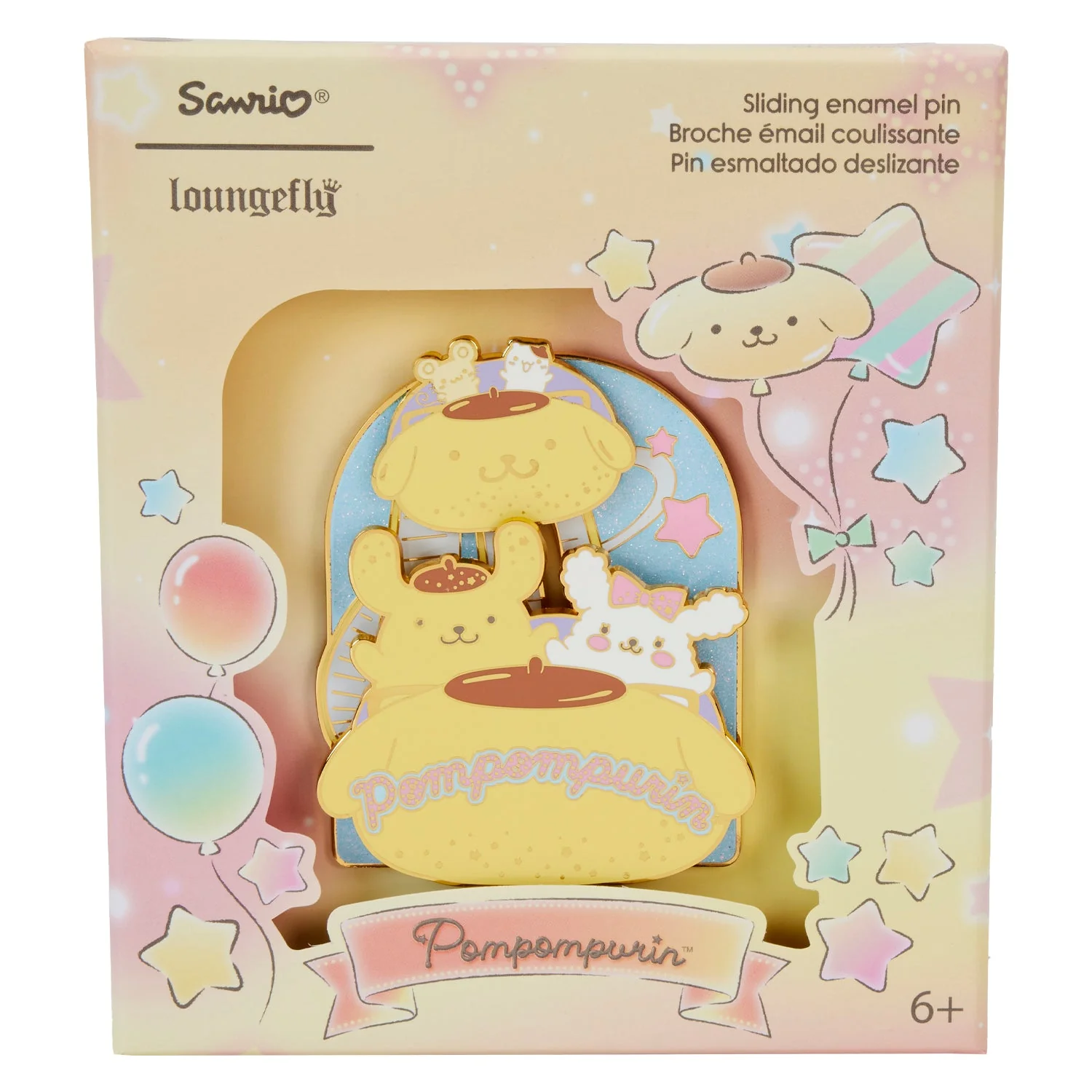 Loungefly x Sanrio Pompompurin Carnival Ride 3 Inch Pin - Image 5