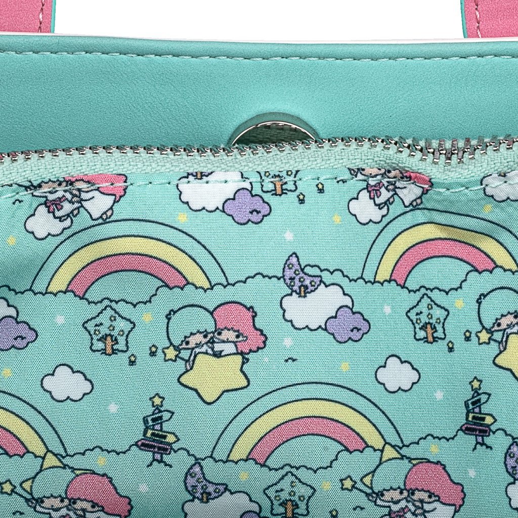 Loungefly x Sanrio Twin Stars Rainbow Handbag - Image 2