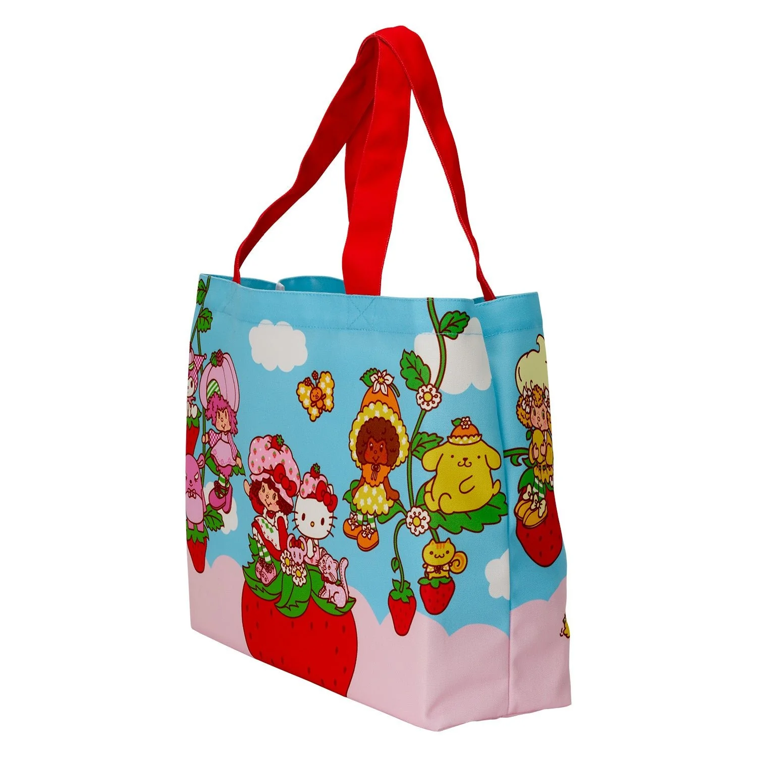Loungefly x Sanrio x Strawberry Shortcake Oversize Canvas Tote Bag - Image 3