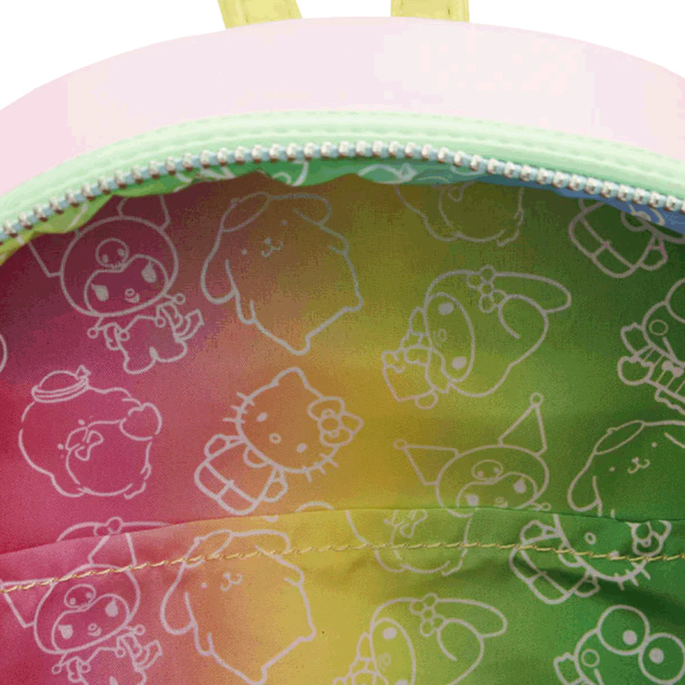 Loungefly x Sanrio Hello Kitty & Friends Colour Block Mini Backpack - Image 4