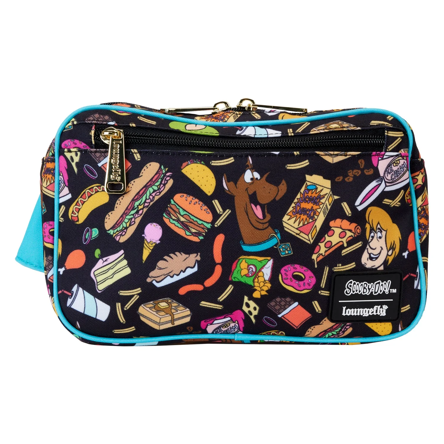 Loungefly x Scooby Doo Munchies AOP Nylon Waist Bag - Image 4