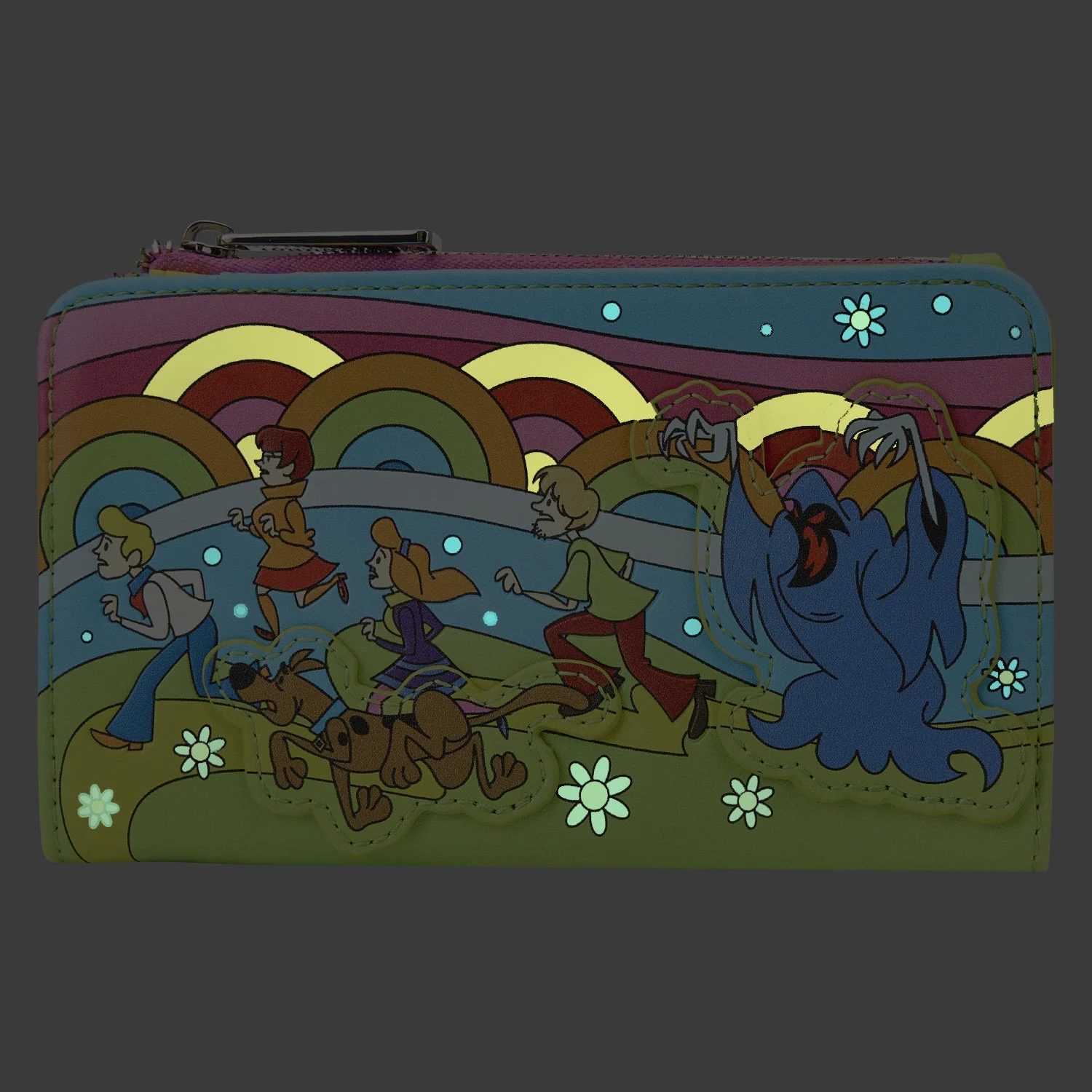 Loungefly x Scooby Doo Psychedelic Monster Chase Wallet - Image 2