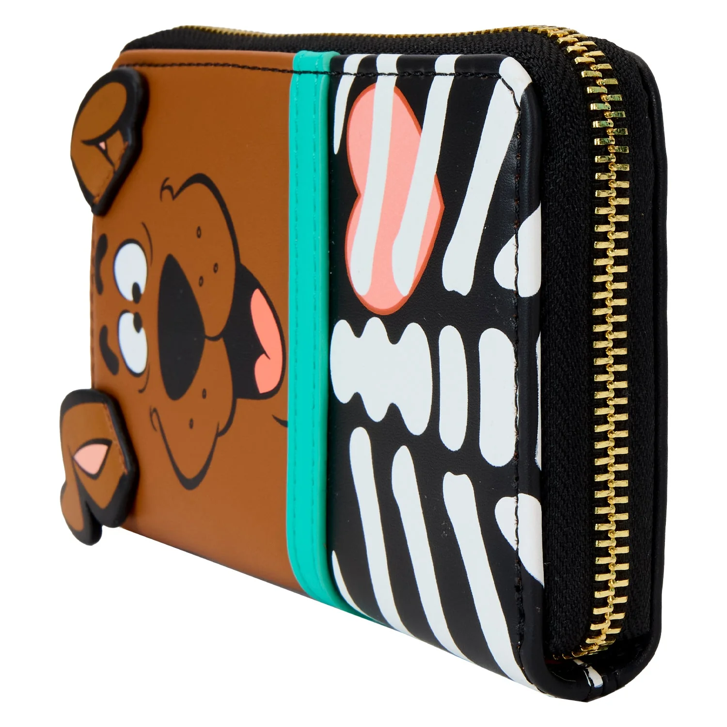 Loungefly x Scooby Doo Skeleton Scooby Cosplay Zip around Wallet - Image 3