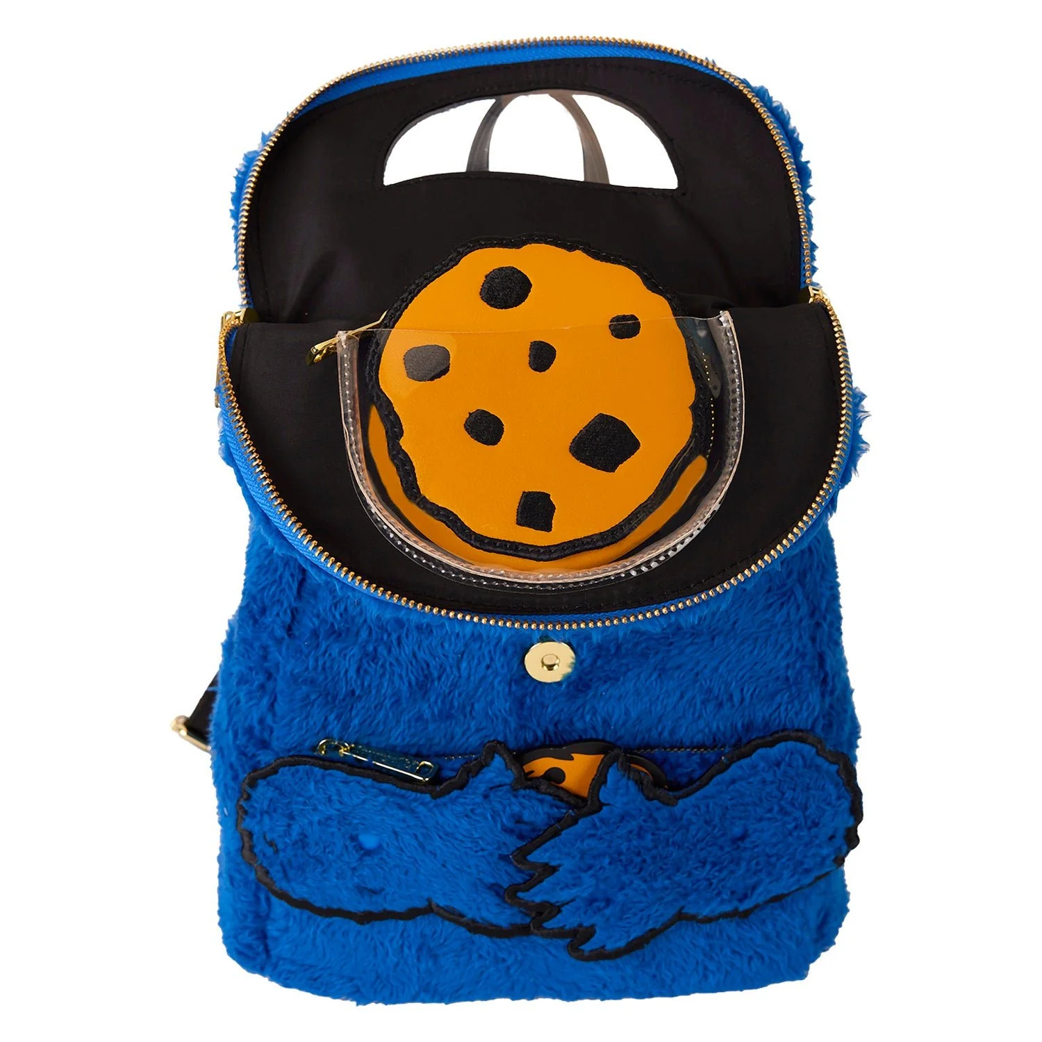 Loungefly x Sesame Street Cookie Monster Plush Mini Backpack - Image 3