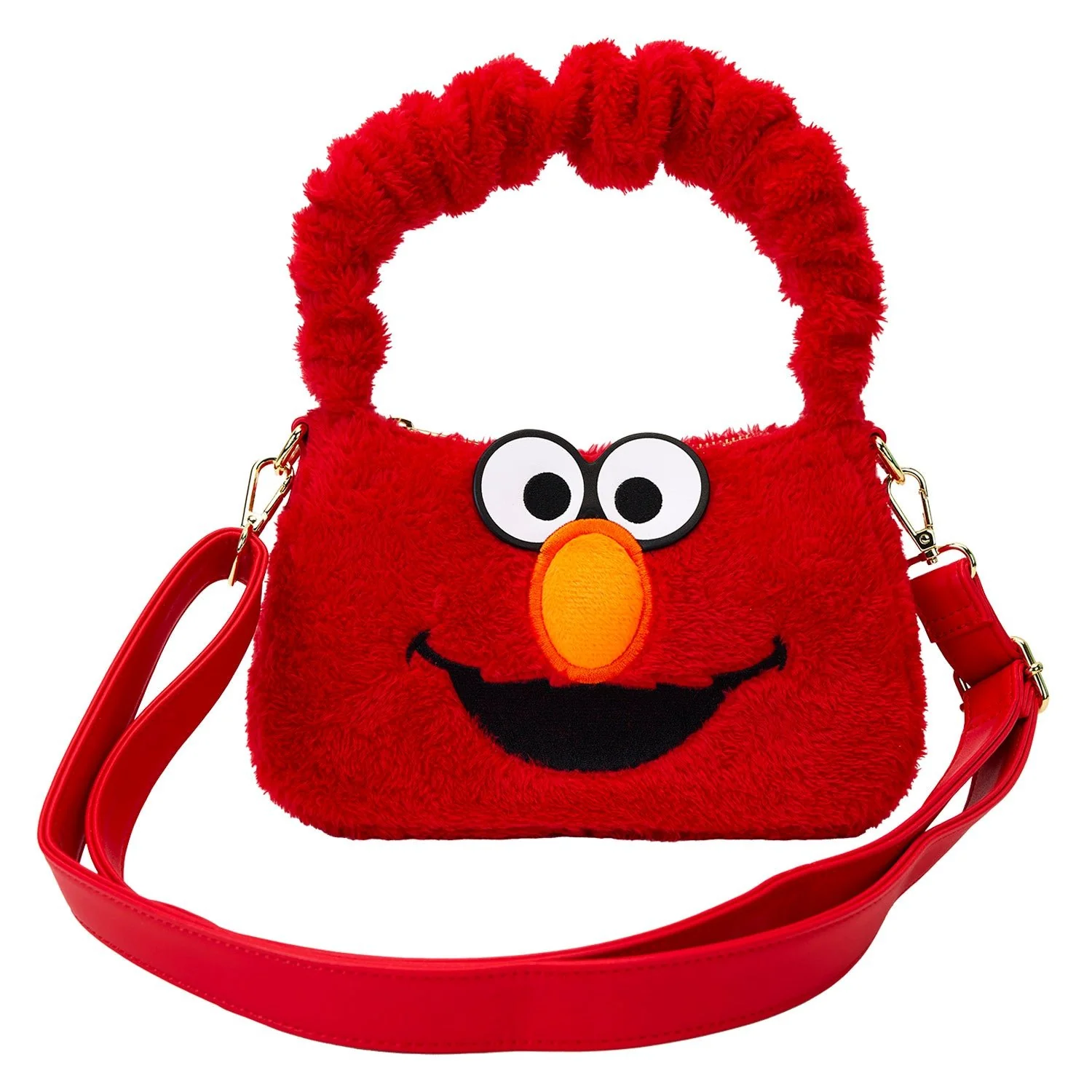 Loungefly x Sesame Street Elmo Plush Crossbody Bag - Image 6