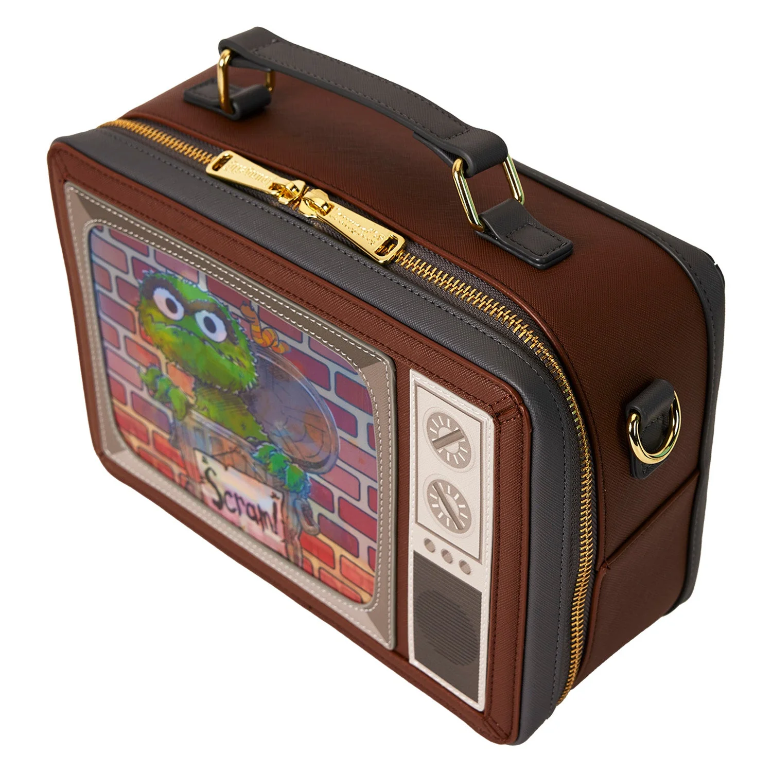 Loungefly x Sesame Street Lenticular Retro TV Crossbody Bag - Image 4