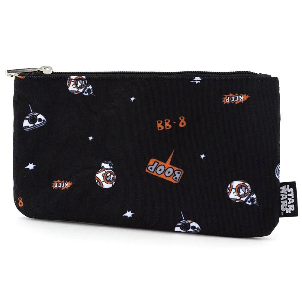 Loungefly x Star Wars BB-8 All Over Print Purse/Cosmetics Bag
