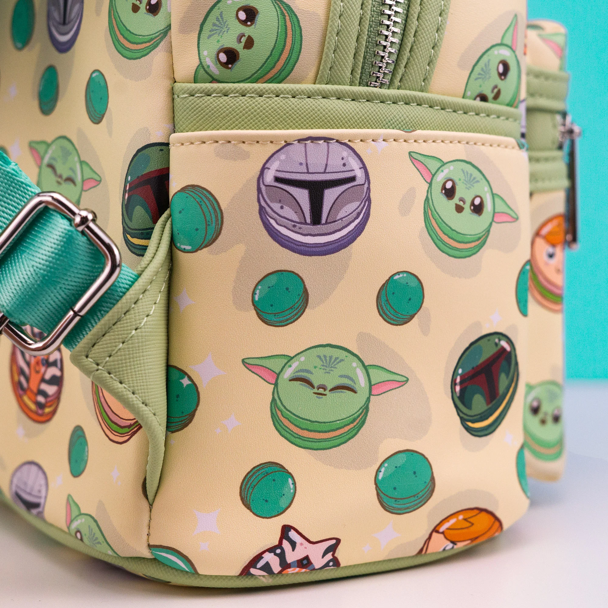 Loungefly x Star Wars Character Macarons Print Mini Backpack - Image 3