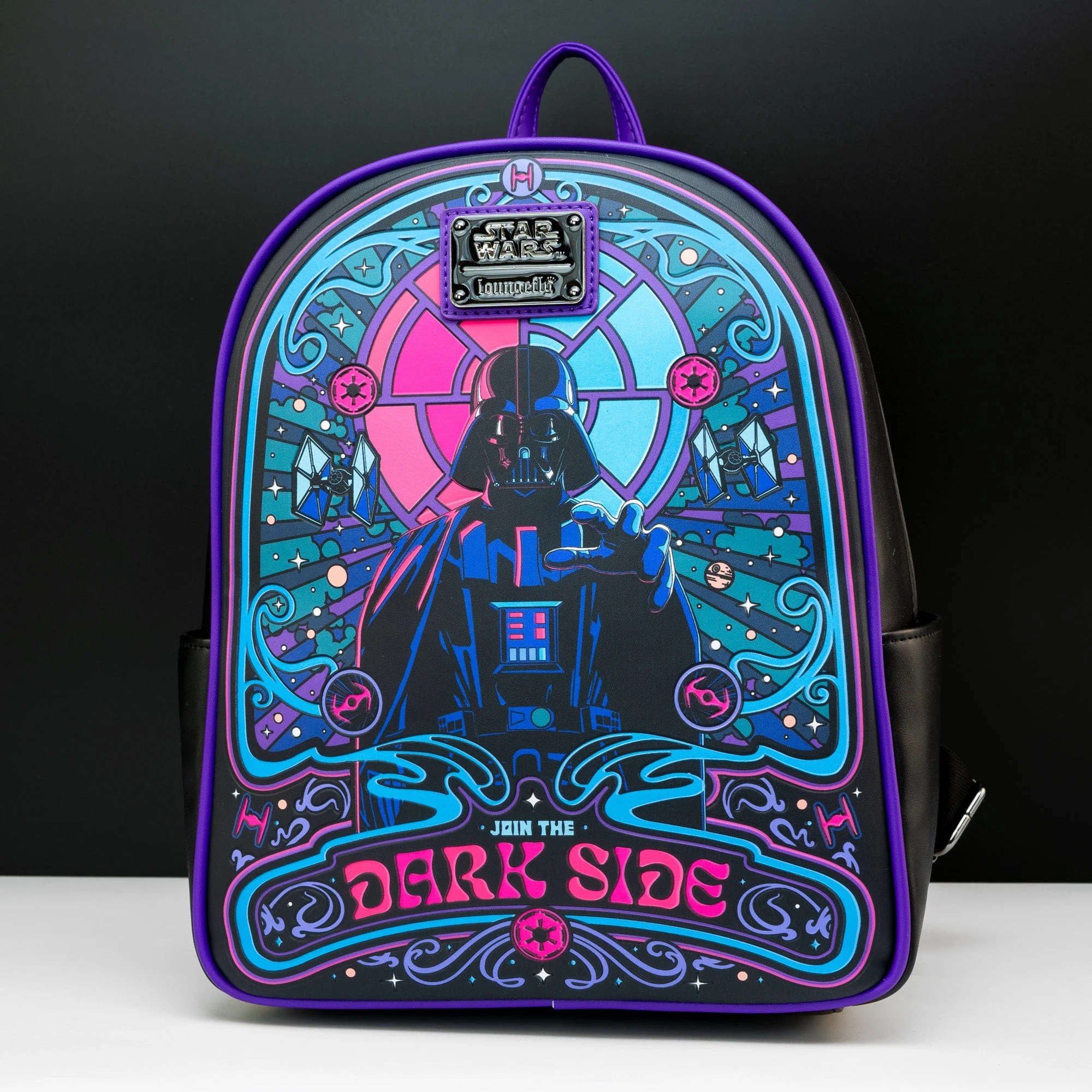 Loungefly x Star Wars Darth Vader Psychedelic Retrowave Portrait Mini Backpack