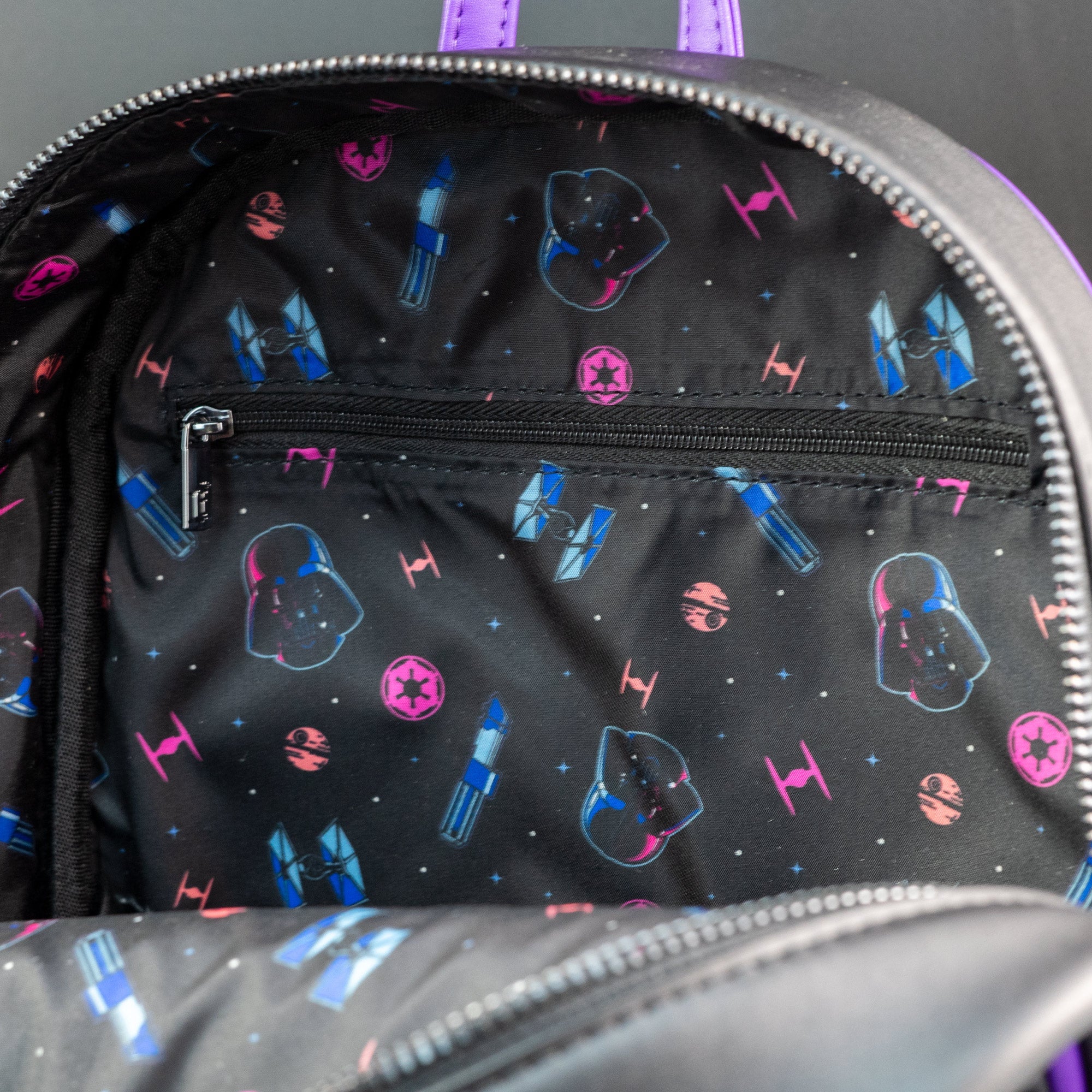 Loungefly x Star Wars Darth Vader Psychedelic Retrowave Portrait Mini Backpack - Image 7
