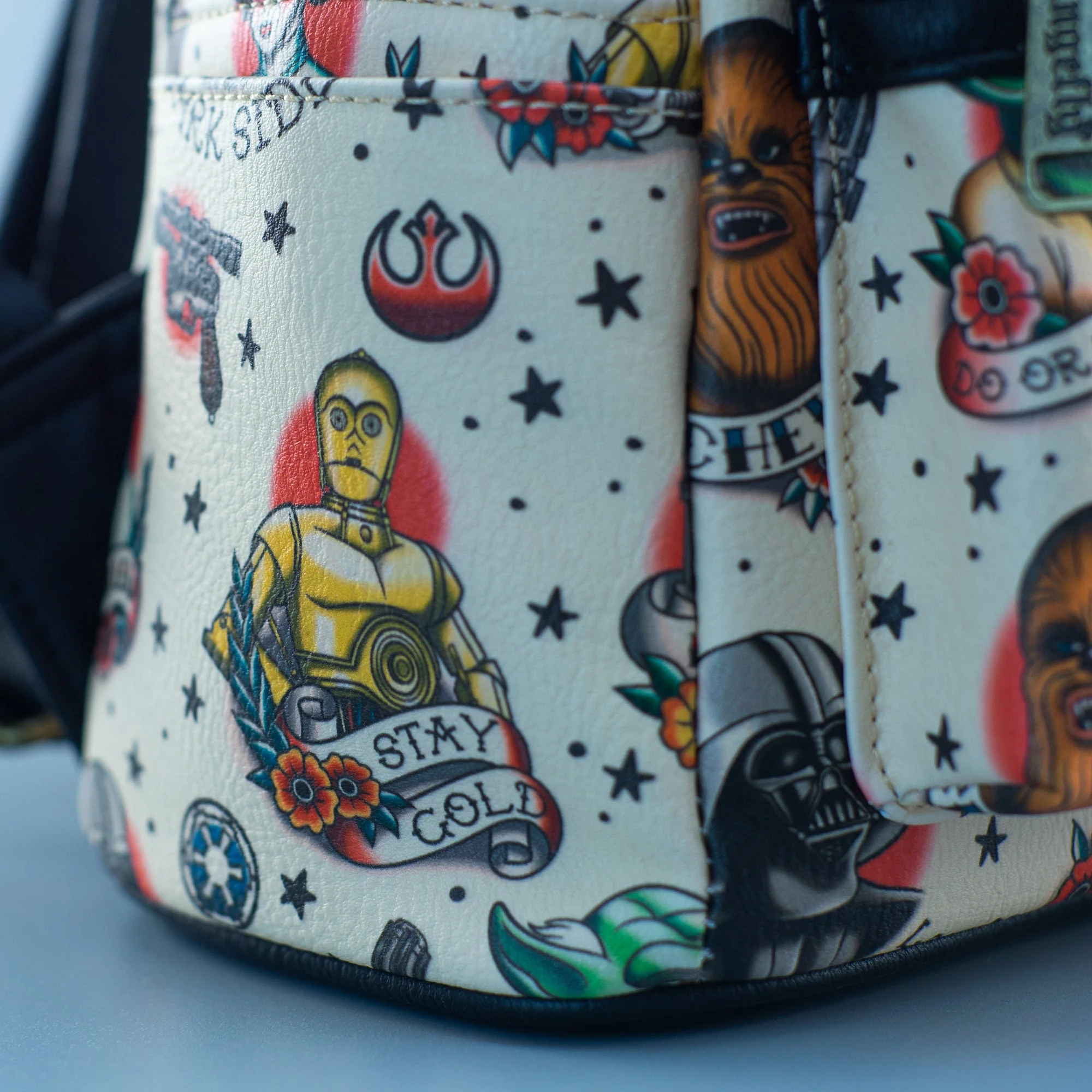 Loungefly x Star Wars Classic Tattoo All Over Print Mini Backpack - Image 3