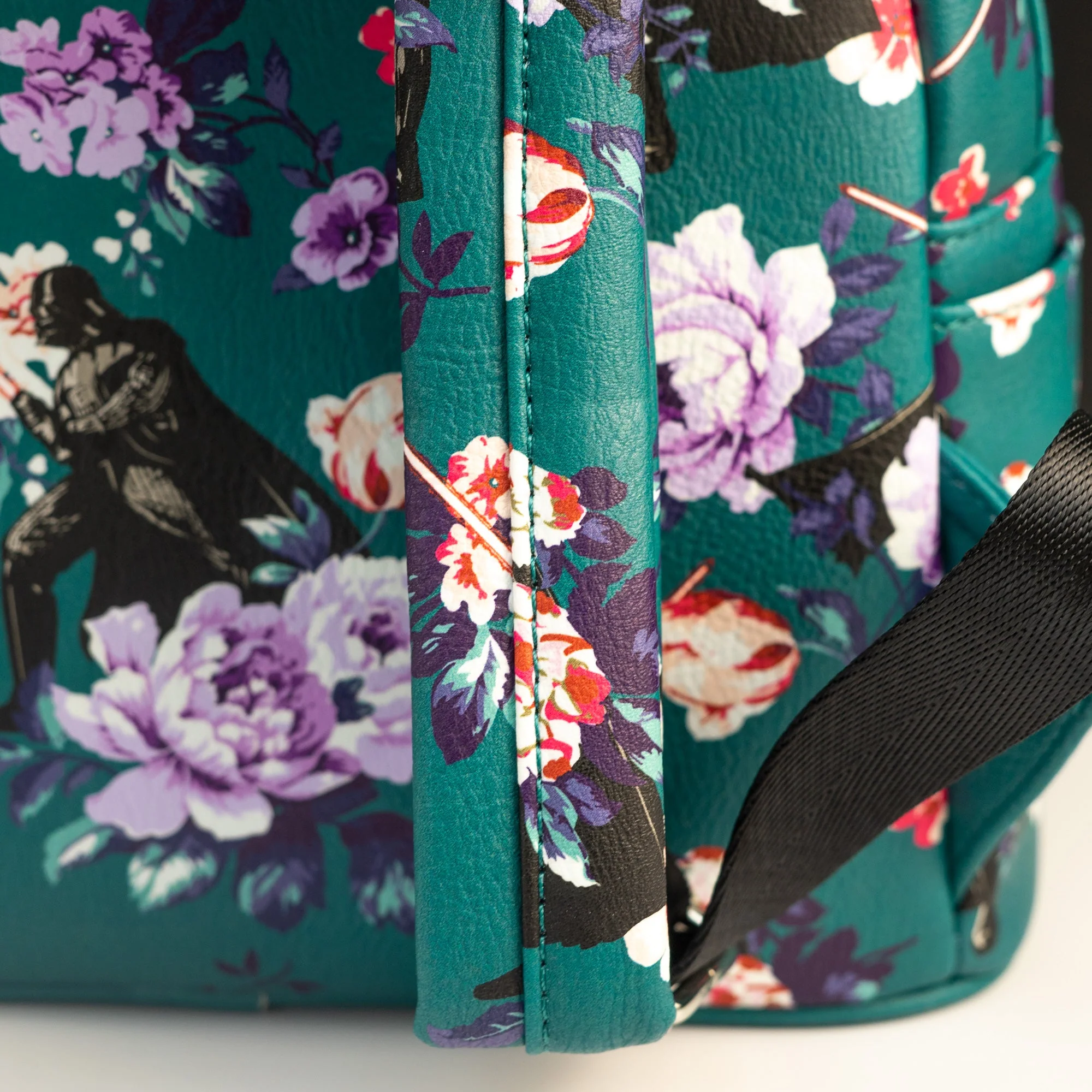 Loungefly x Star Wars Floral Darth Vader AOP Mini Backpack - Image 4