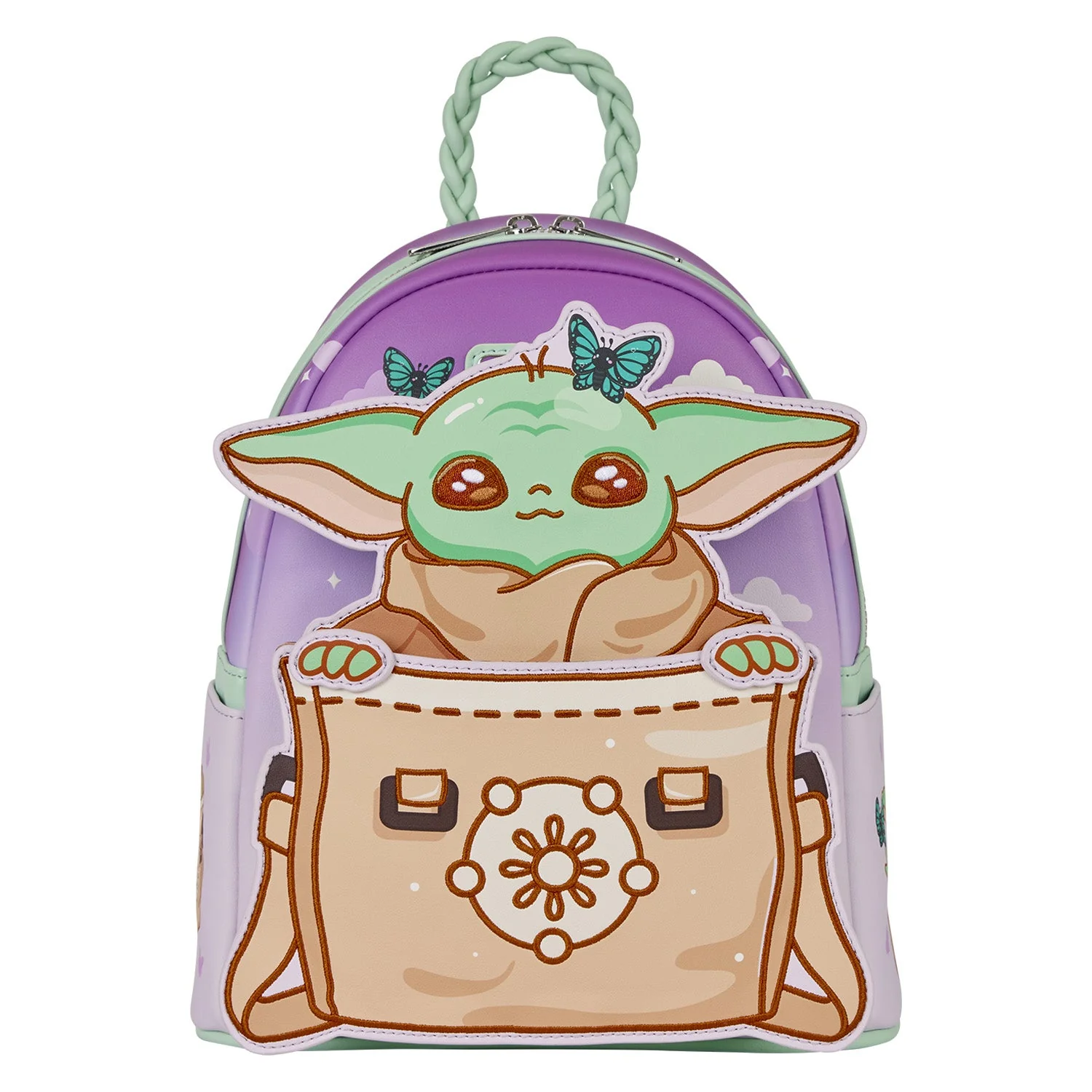 Loungefly x Star Wars Grogu Peek-a-Boo Mini Backpack - Image 2