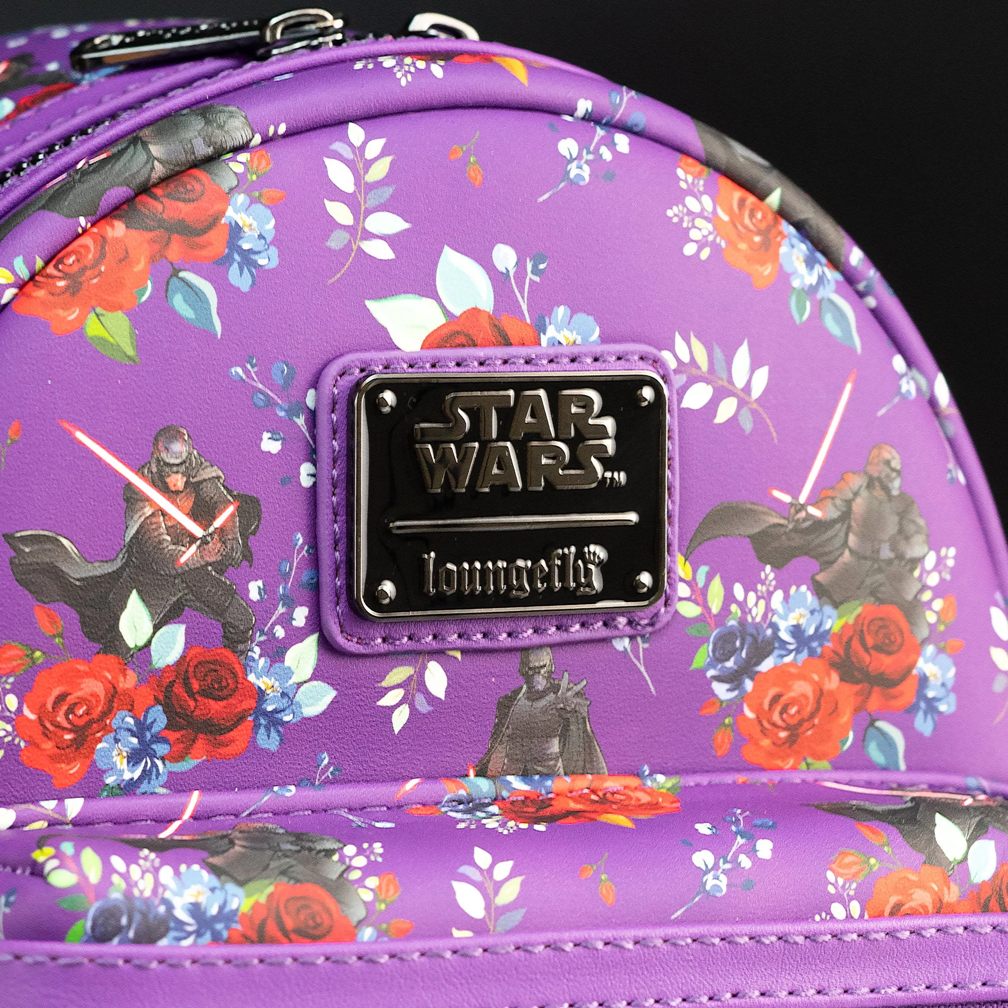 Loungefly x Star Wars Kylo Ren Floral Mini Backpack - Image 2