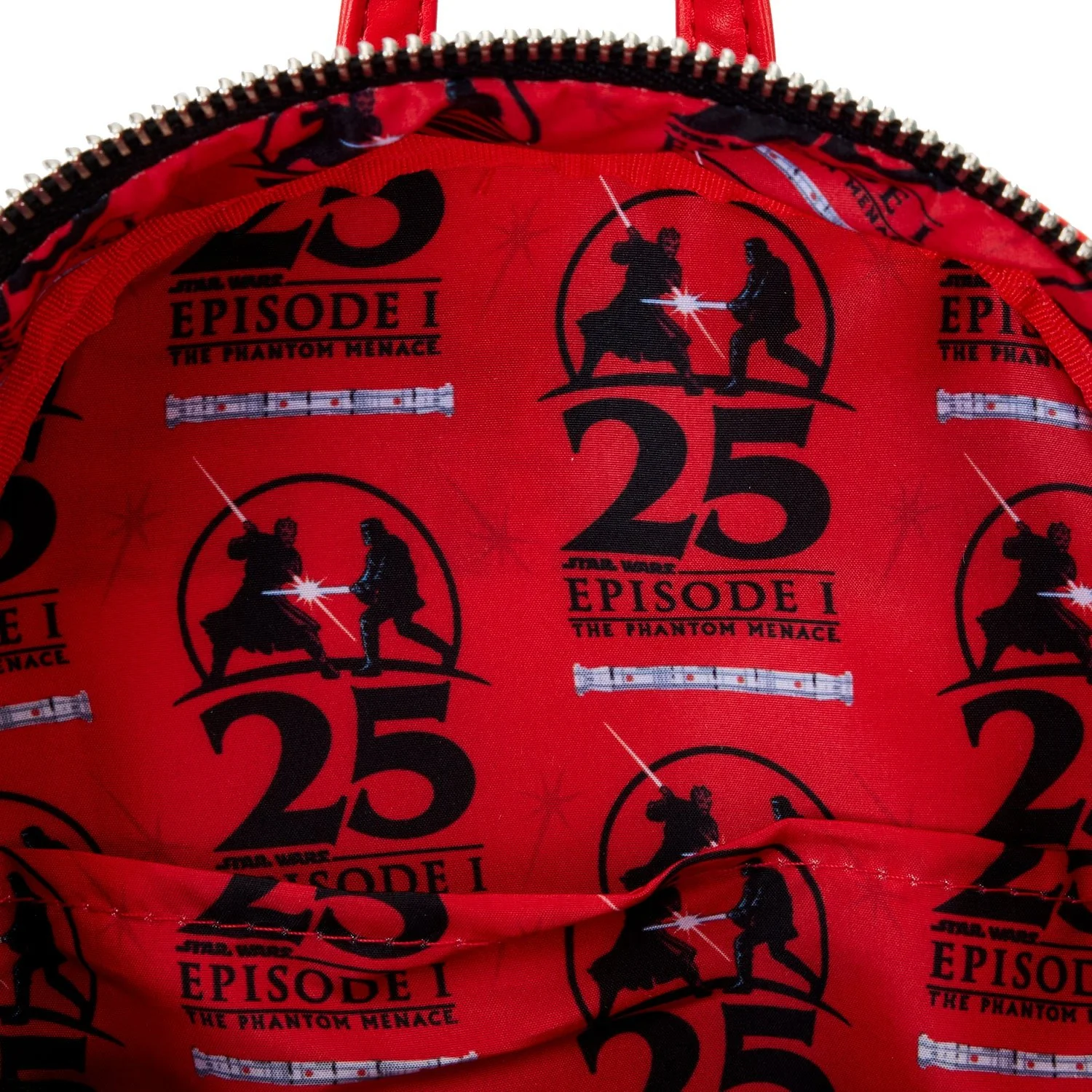 Loungefly x Star Wars Phantom Menace 25th Anniversary Darth Maul Cosplay Mini Backpack - Image 9