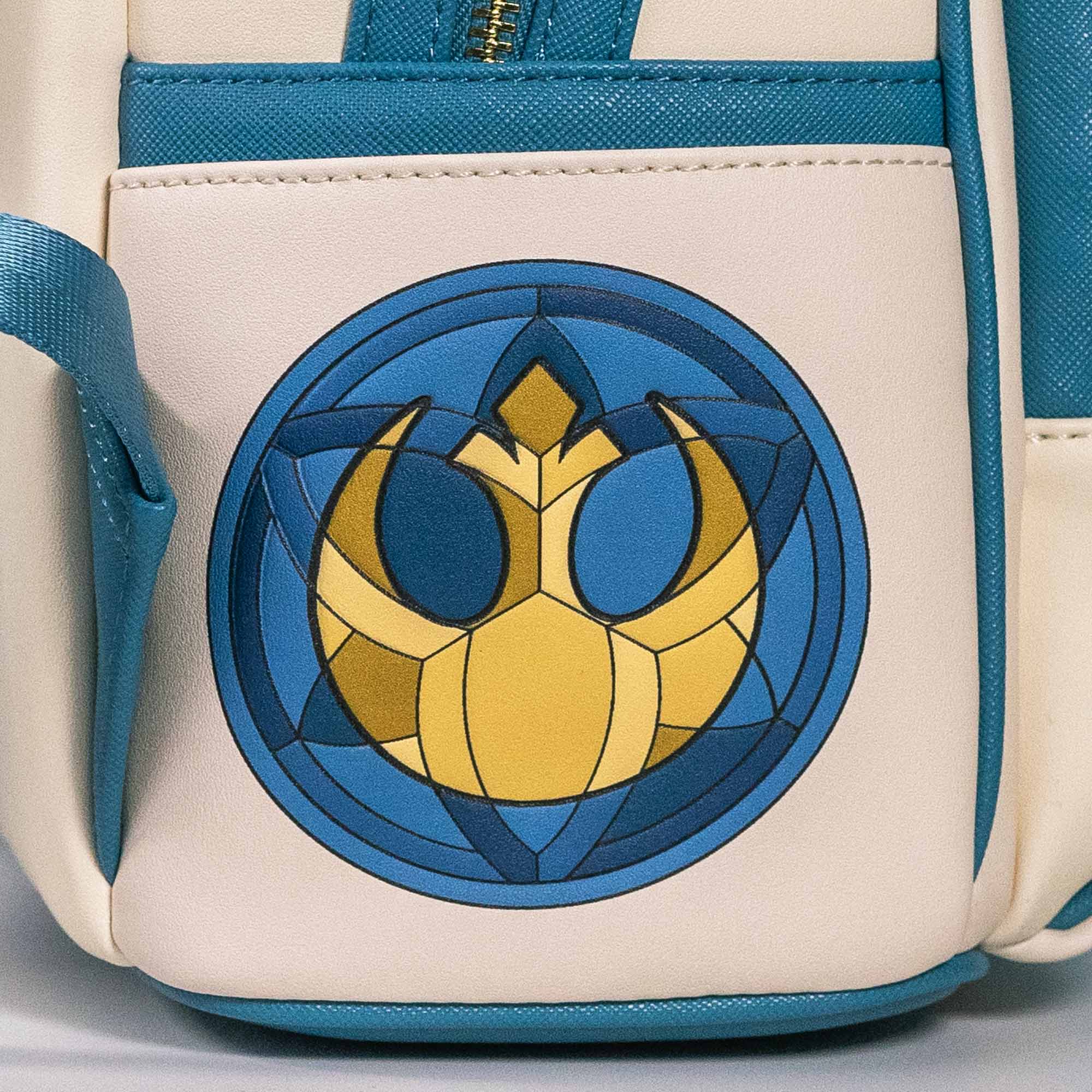 Loungefly x Star Wars R2-D2 Stained Glass Portrait Mini Backpack - Image 4