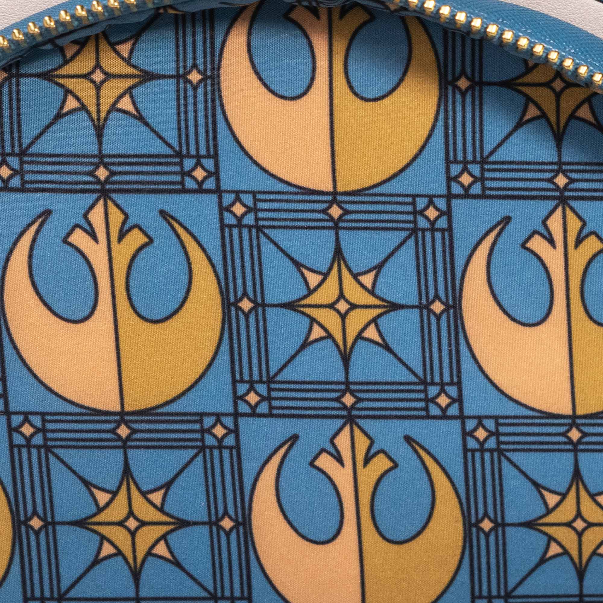 Loungefly x Star Wars R2-D2 Stained Glass Portrait Mini Backpack - Image 7