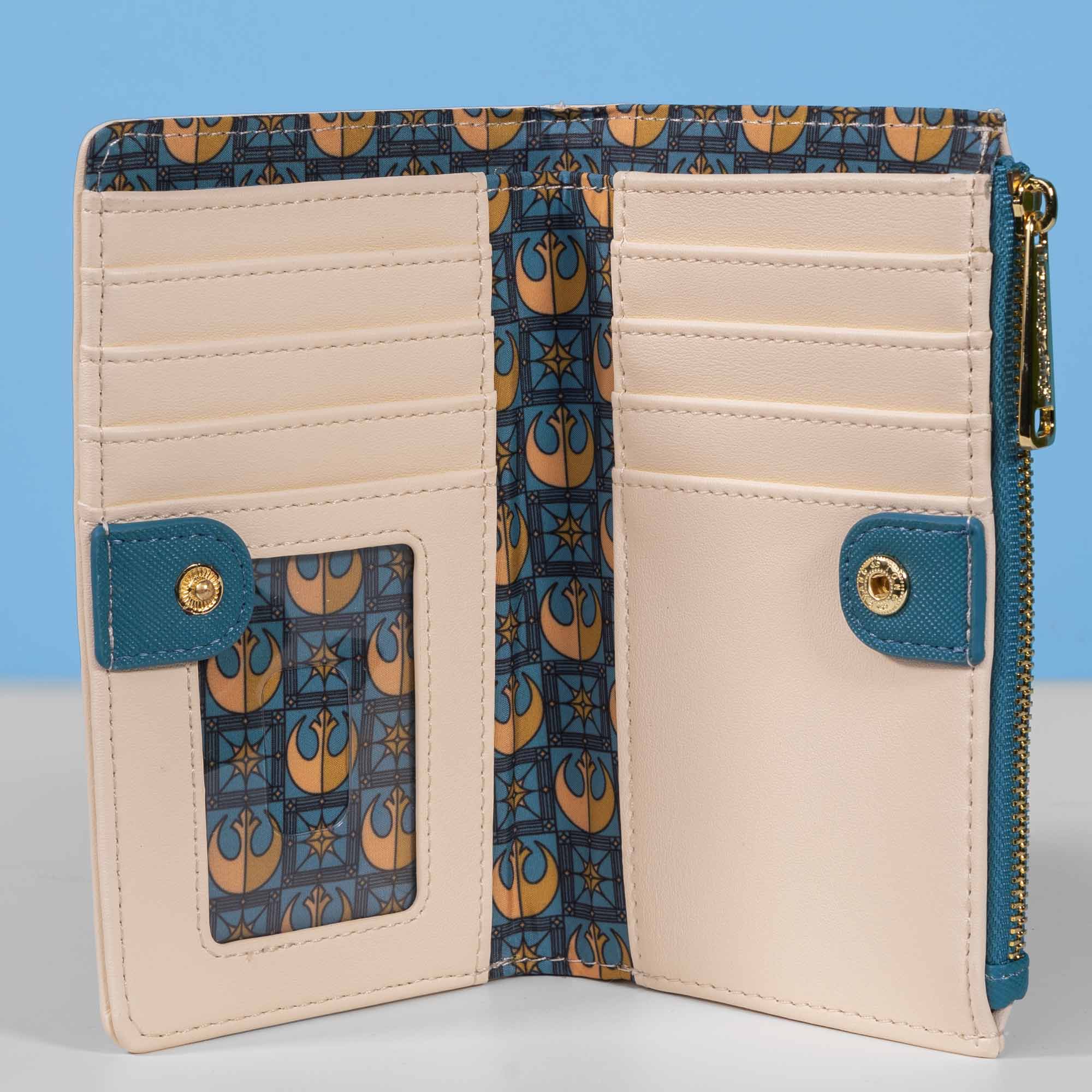 Loungefly x Star Wars R2-D2 Stained Glass Portrait Wallet - Image 3