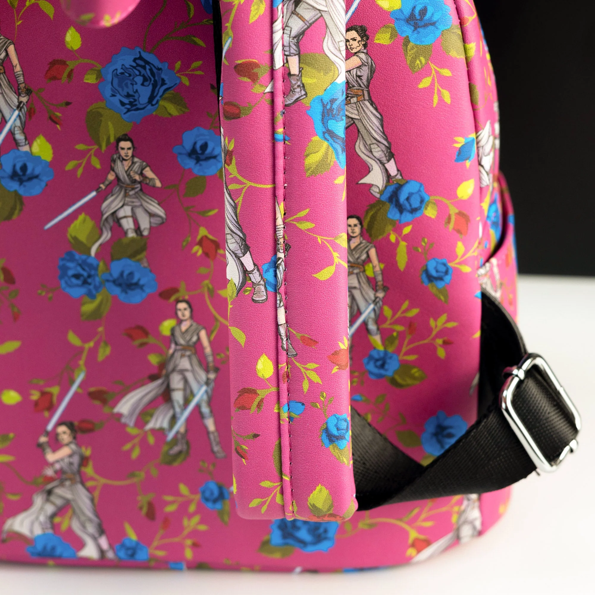 Loungefly x Star Wars Rey Floral All Over Print Mini Backpack - Image 4
