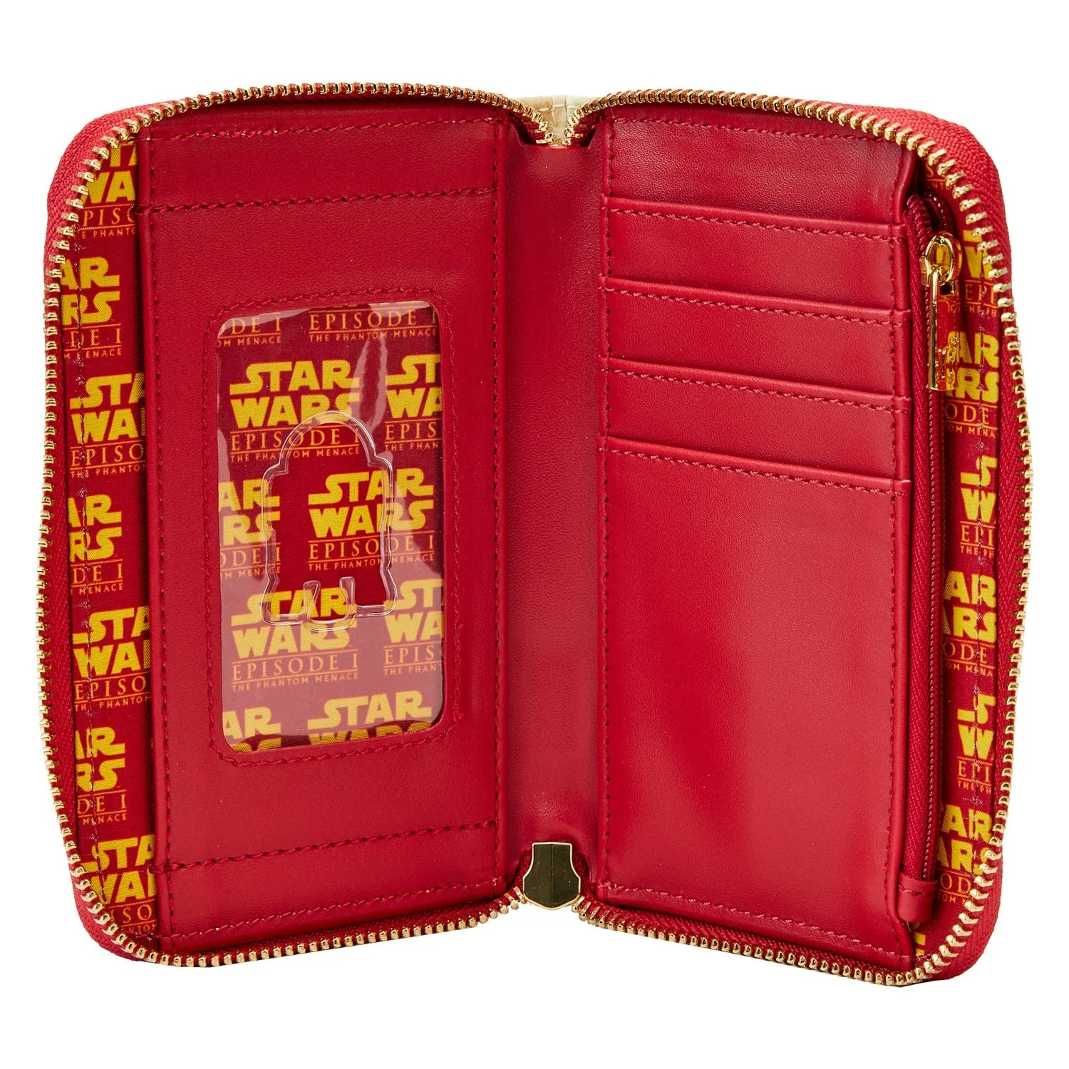 Loungefly x Star Wars Scenes Phantom Menace Zip Around Wallet - Image 4