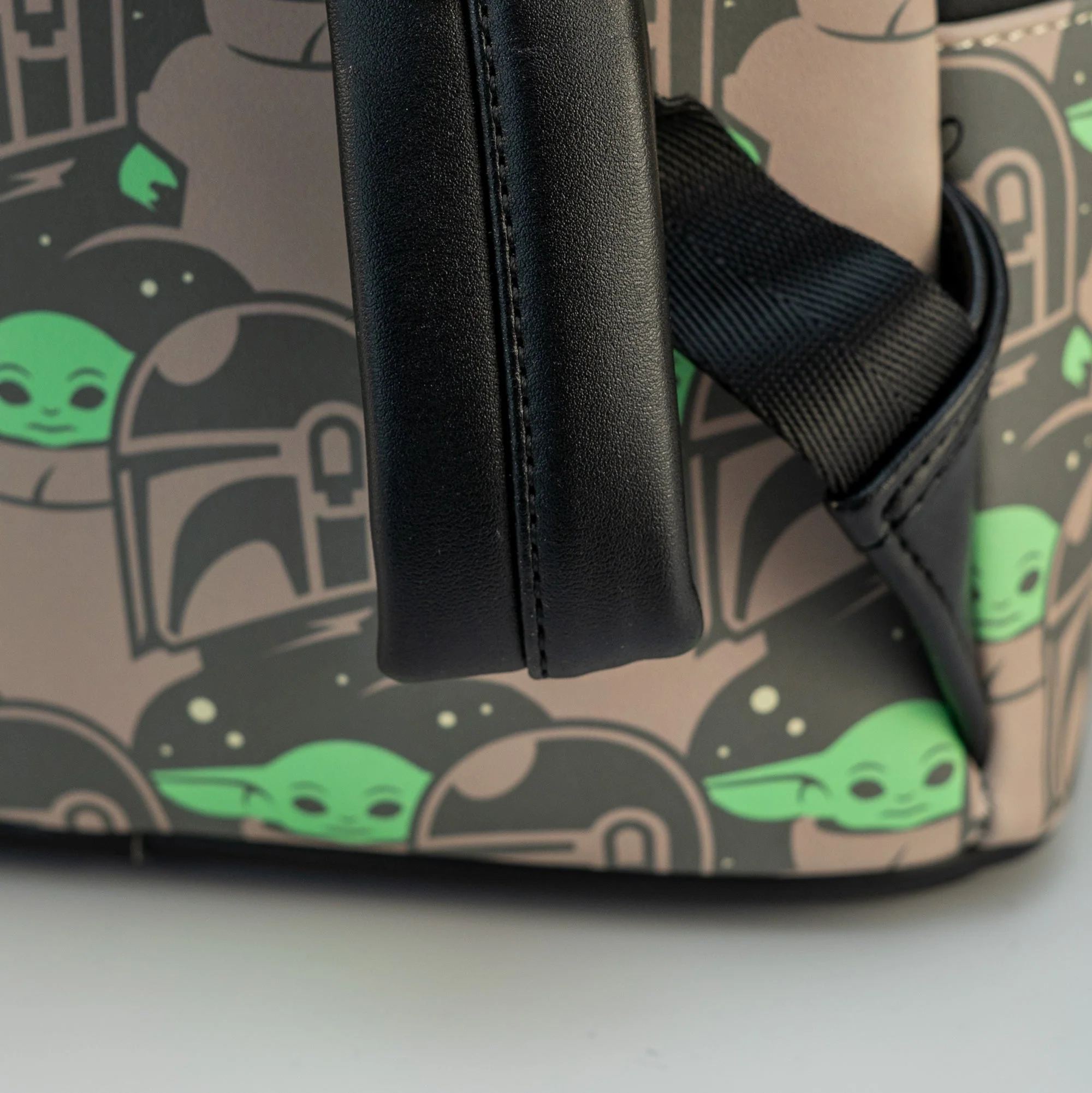 Loungefly x The Mandalorian, Grogu and Mandalorian Print Mini Backpack - Image 3