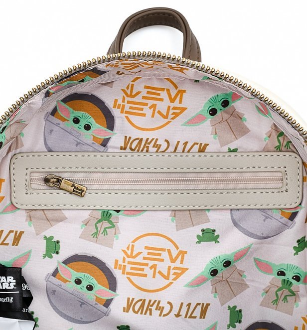 Loungefly x Star Wars The Mandalorian Baby Yoda The Child Mini Backpack - Image 3