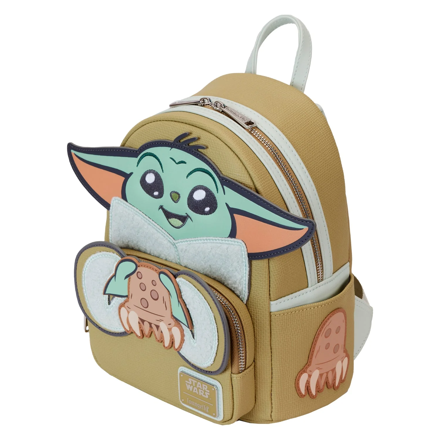 Loungefly x Star Wars The Mandalorian Grogu and Crabbies Cosplay Mini Backpack - Image 4