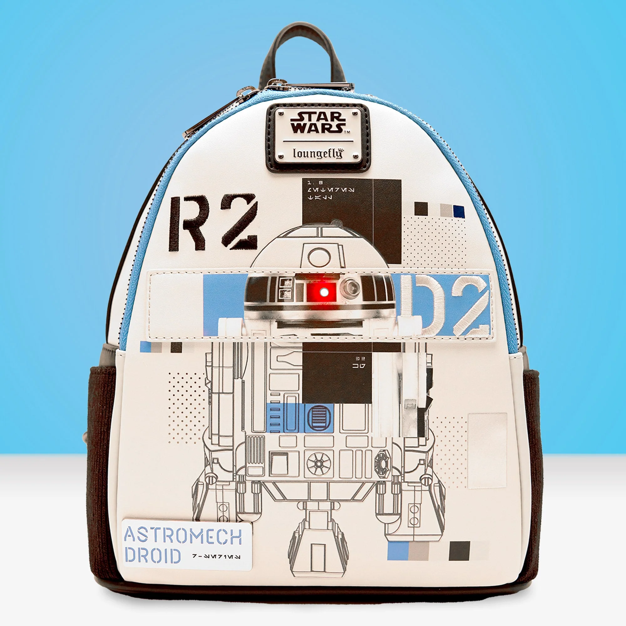 Loungefly x Star Wars: The Power of the Force Astromech Droid Mini Backpack - Image 2